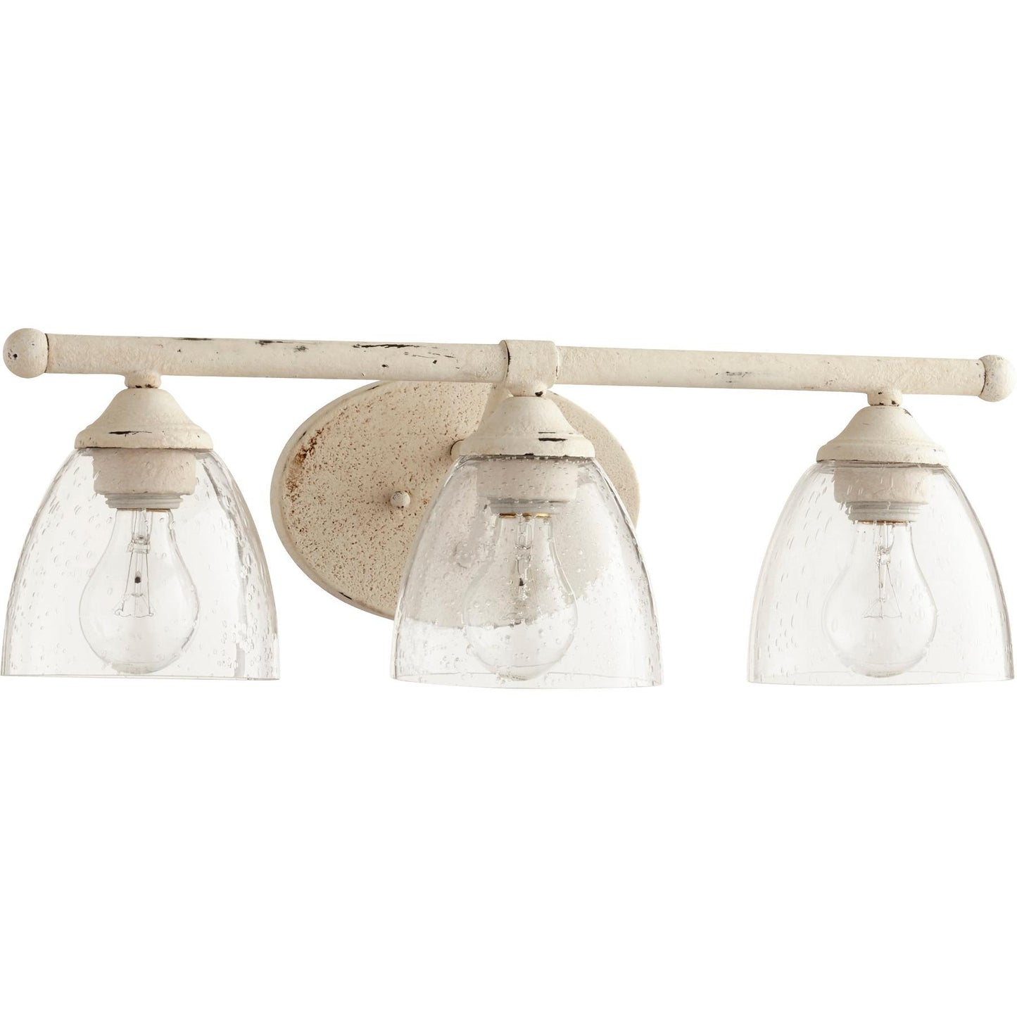 Quorum Brooks 5150-3-70 Vanity - Persian White W/ Clear/seeded