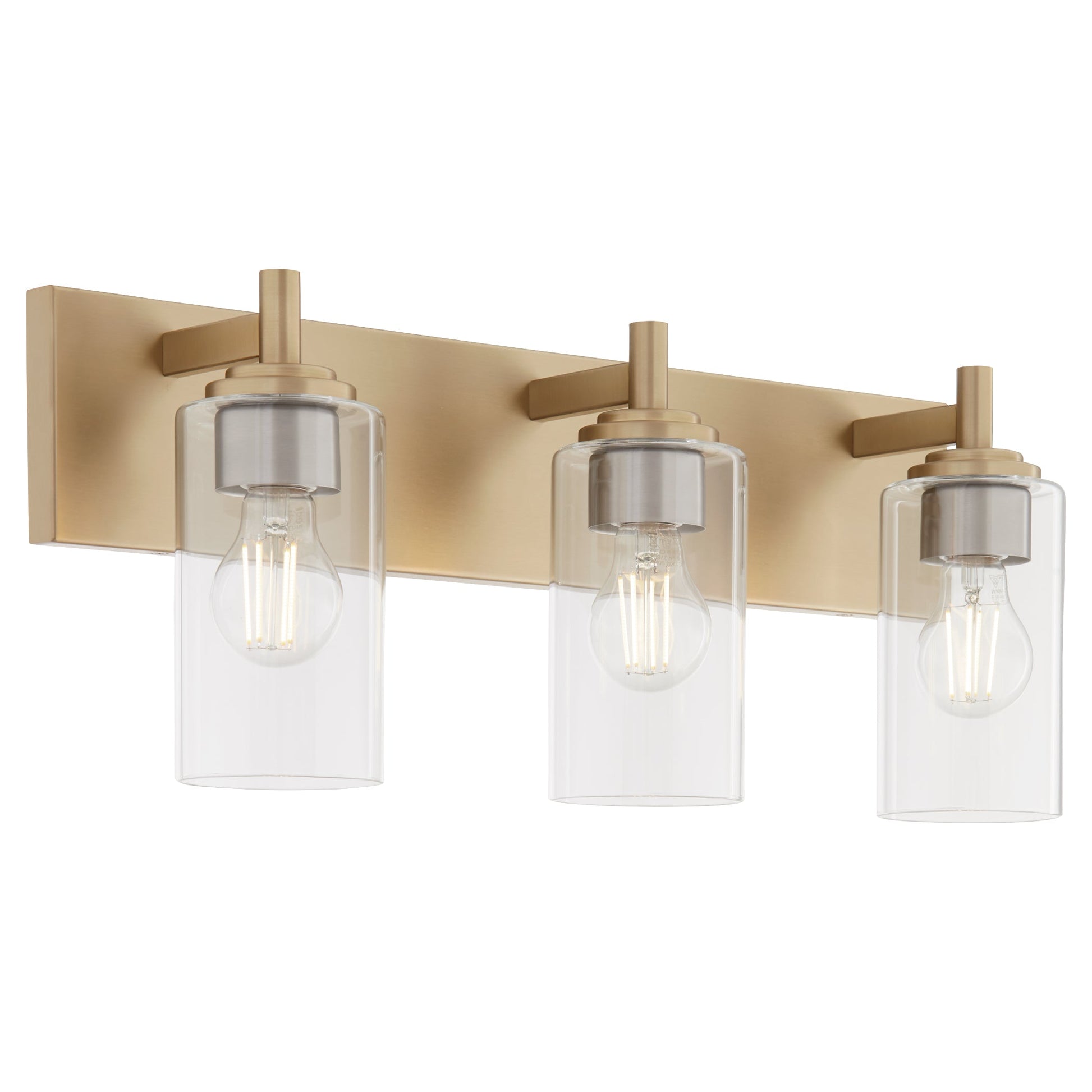 Quorum Fallstaff 5200-3-80 Vanity - Aged Brass