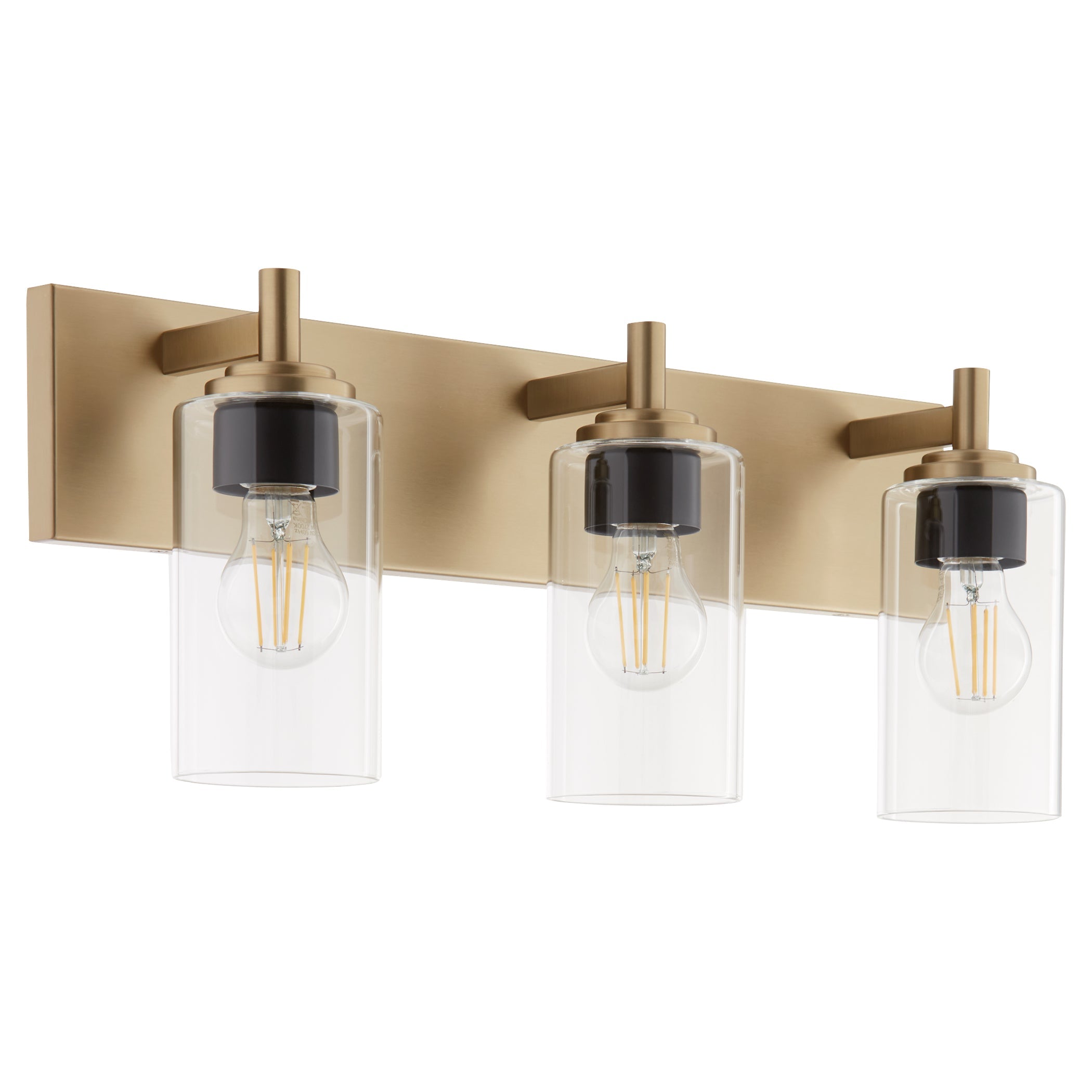 Quorum Fallstaff 5200-3-80 Vanity - Aged Brass