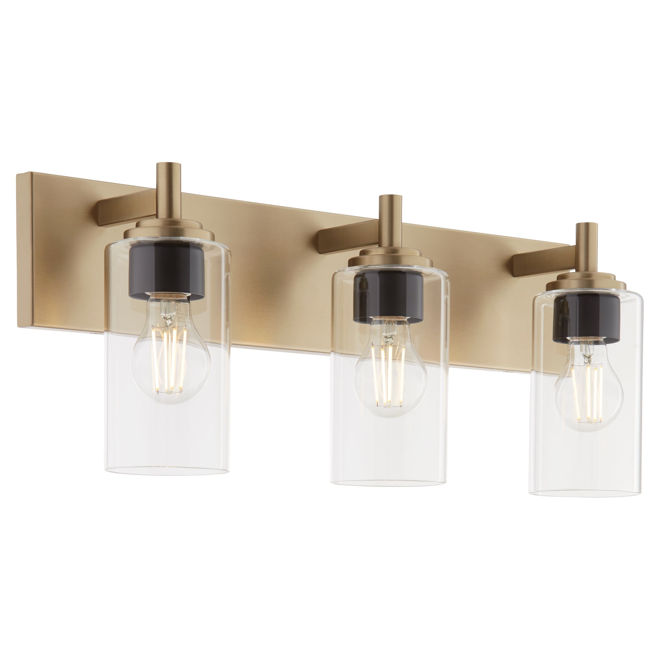 Quorum Fallstaff 5200-3-80 Vanity - Aged Brass