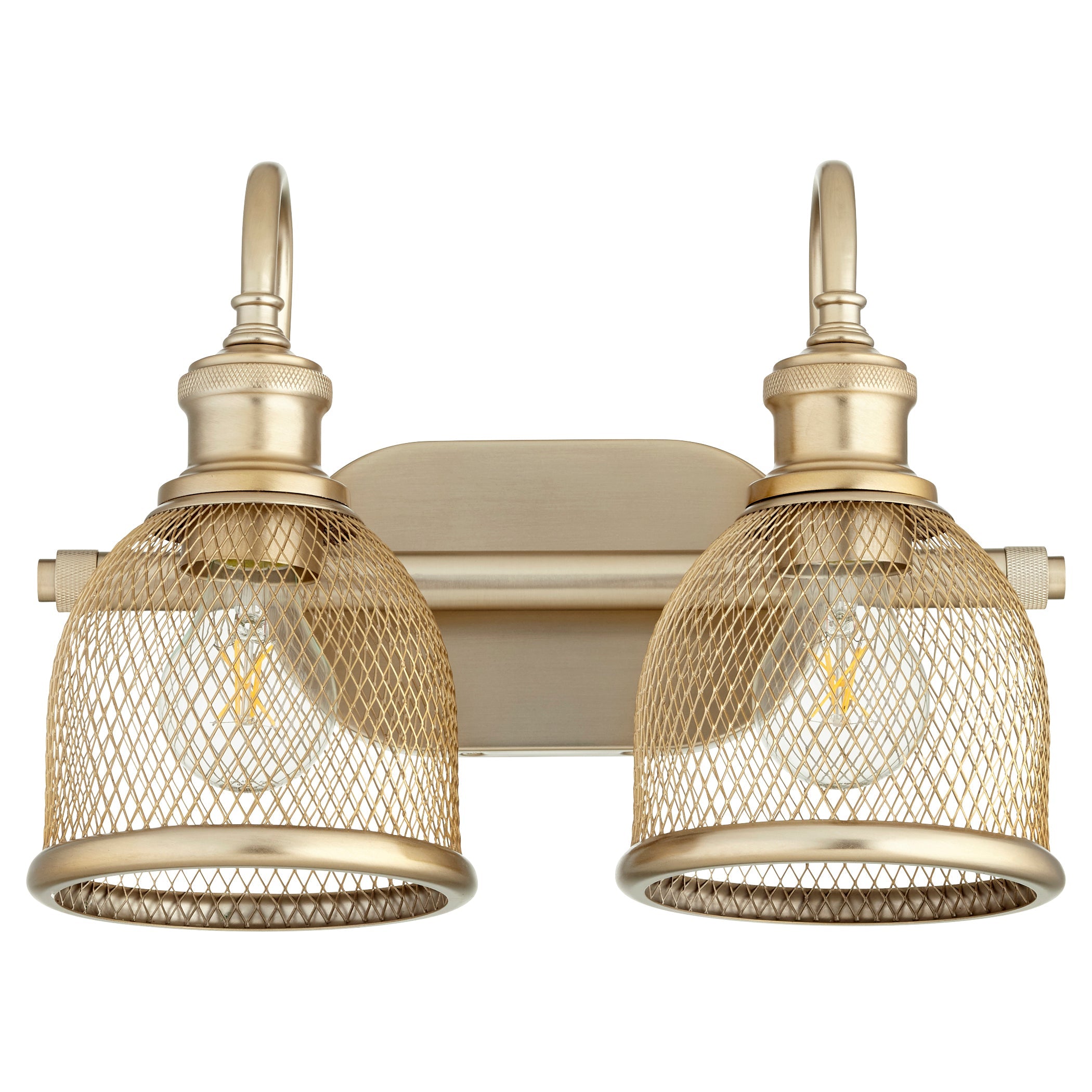 Quorum Omni 5212-2-80 Vanity - Aged Brass