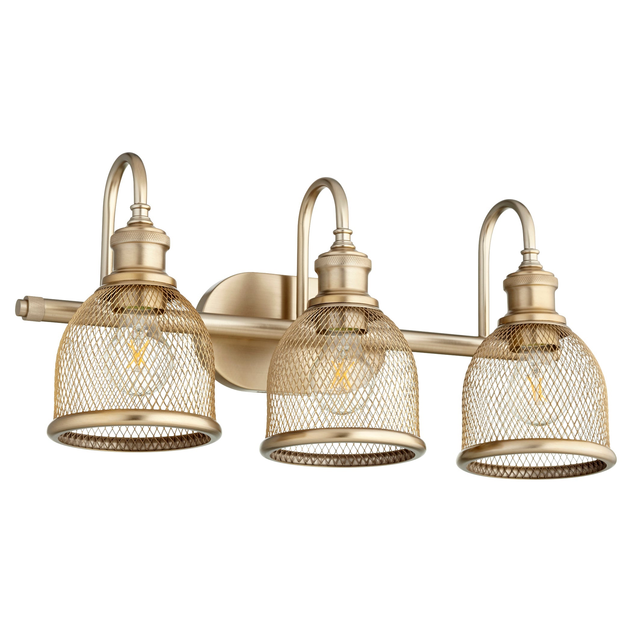 Quorum Omni 5212-3-80 Vanity - Aged Brass