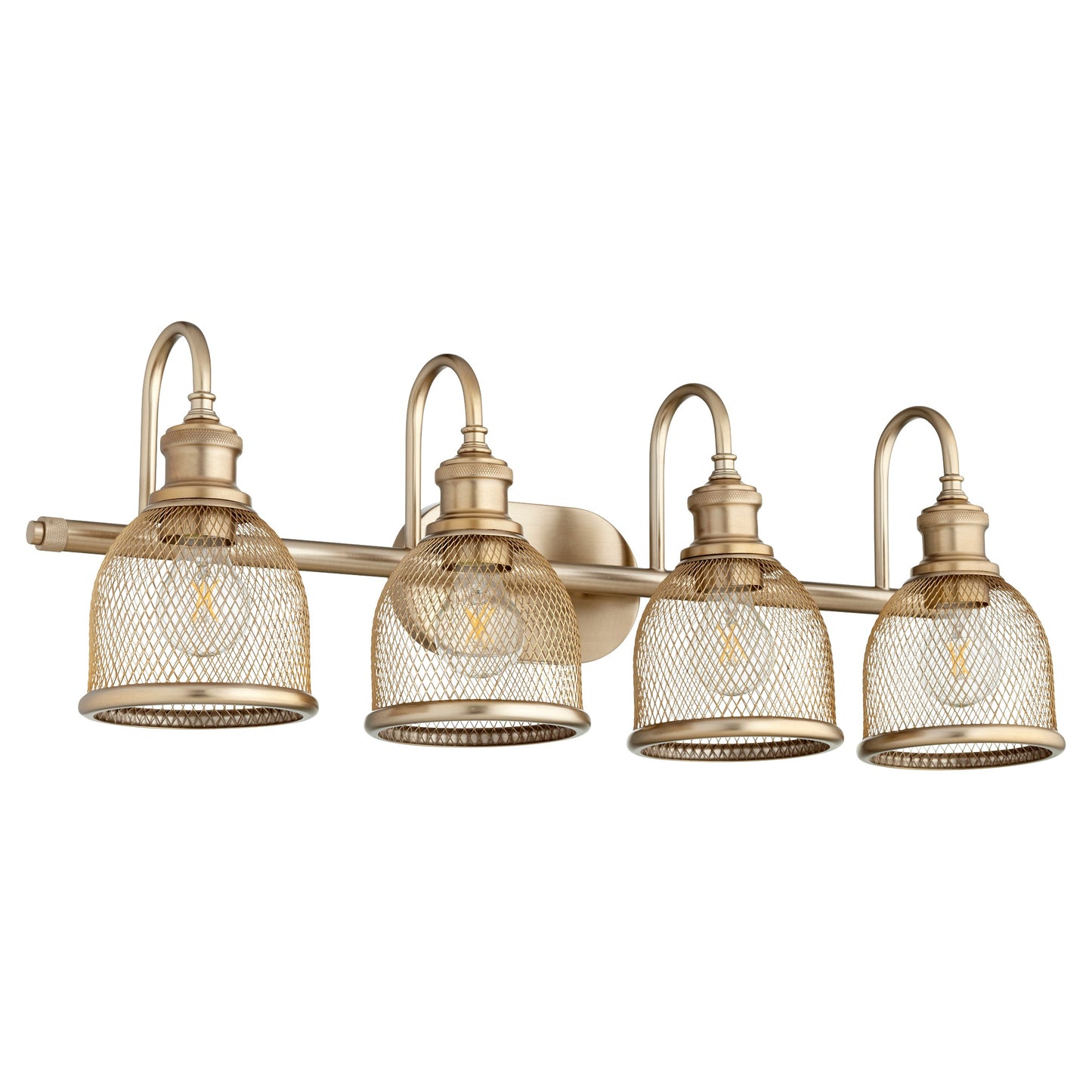 Quorum Omni 5212-4-80 Vanity - Aged Brass