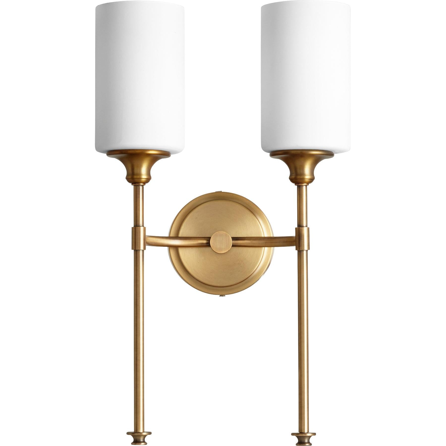 Quorum Celeste 5309-2-80 Wall Mount - Aged Brass