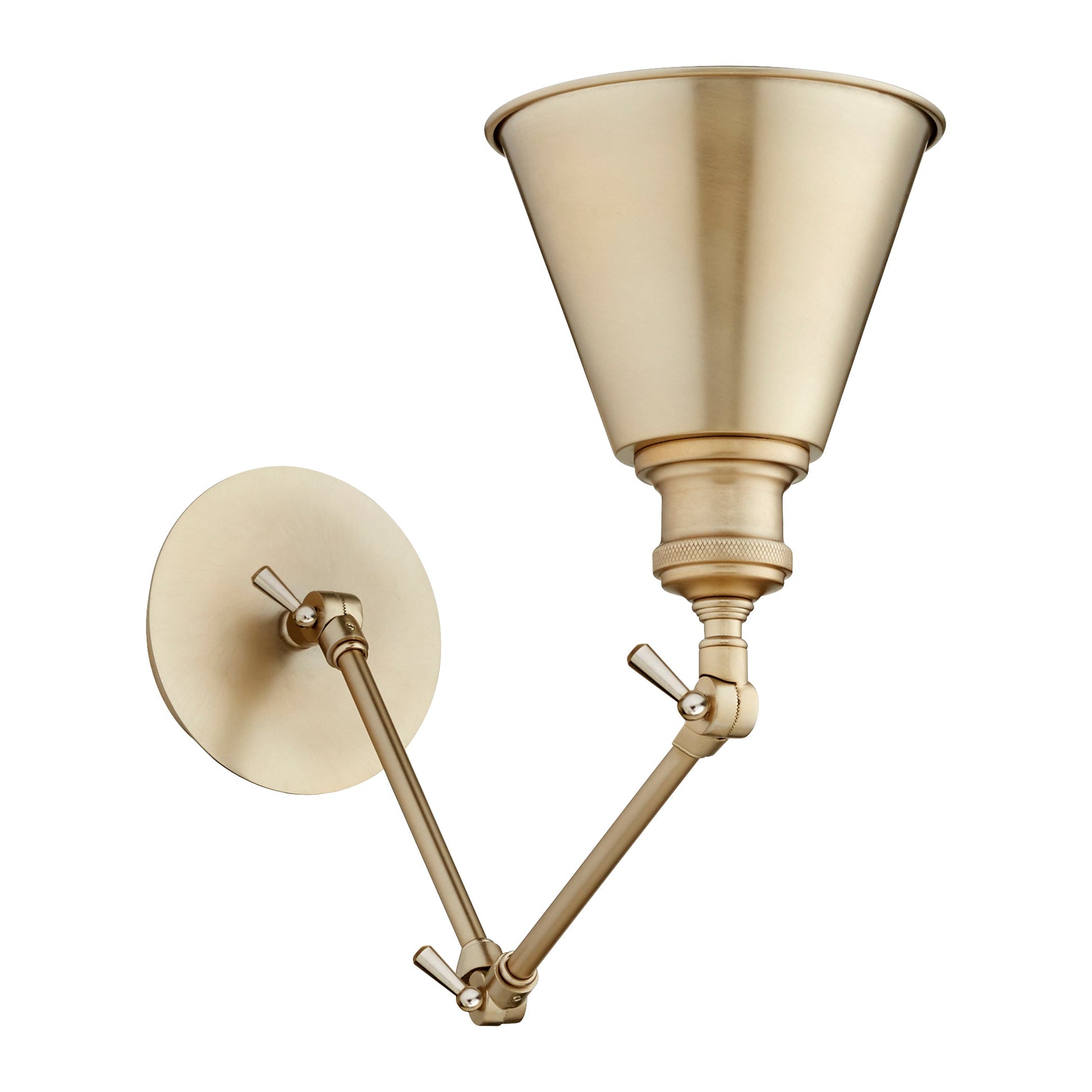 Quorum 5391-80 Wall Mount Light Fixture - Aged Brass