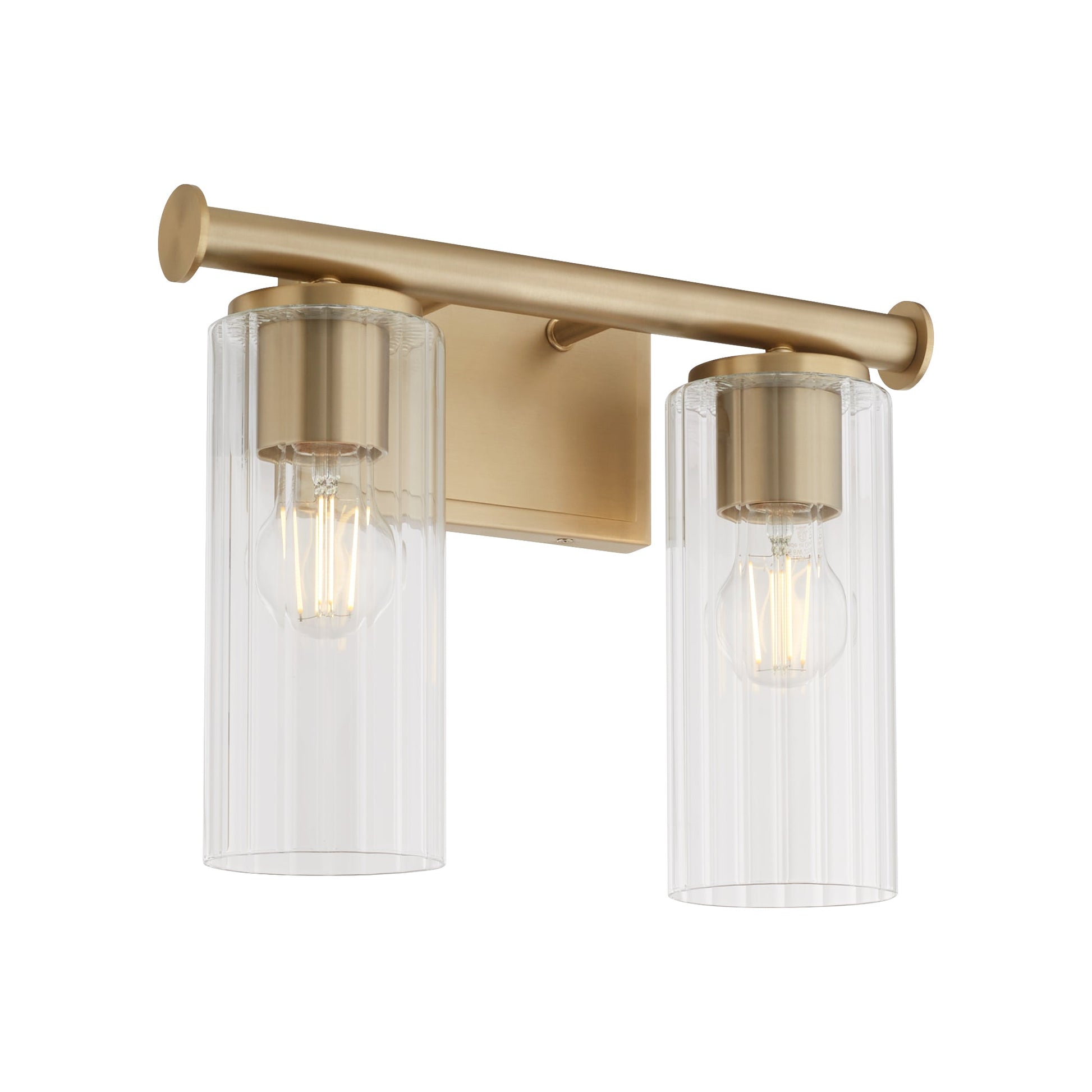 Quorum Juniper 541-2-80 Vanity - Aged Brass