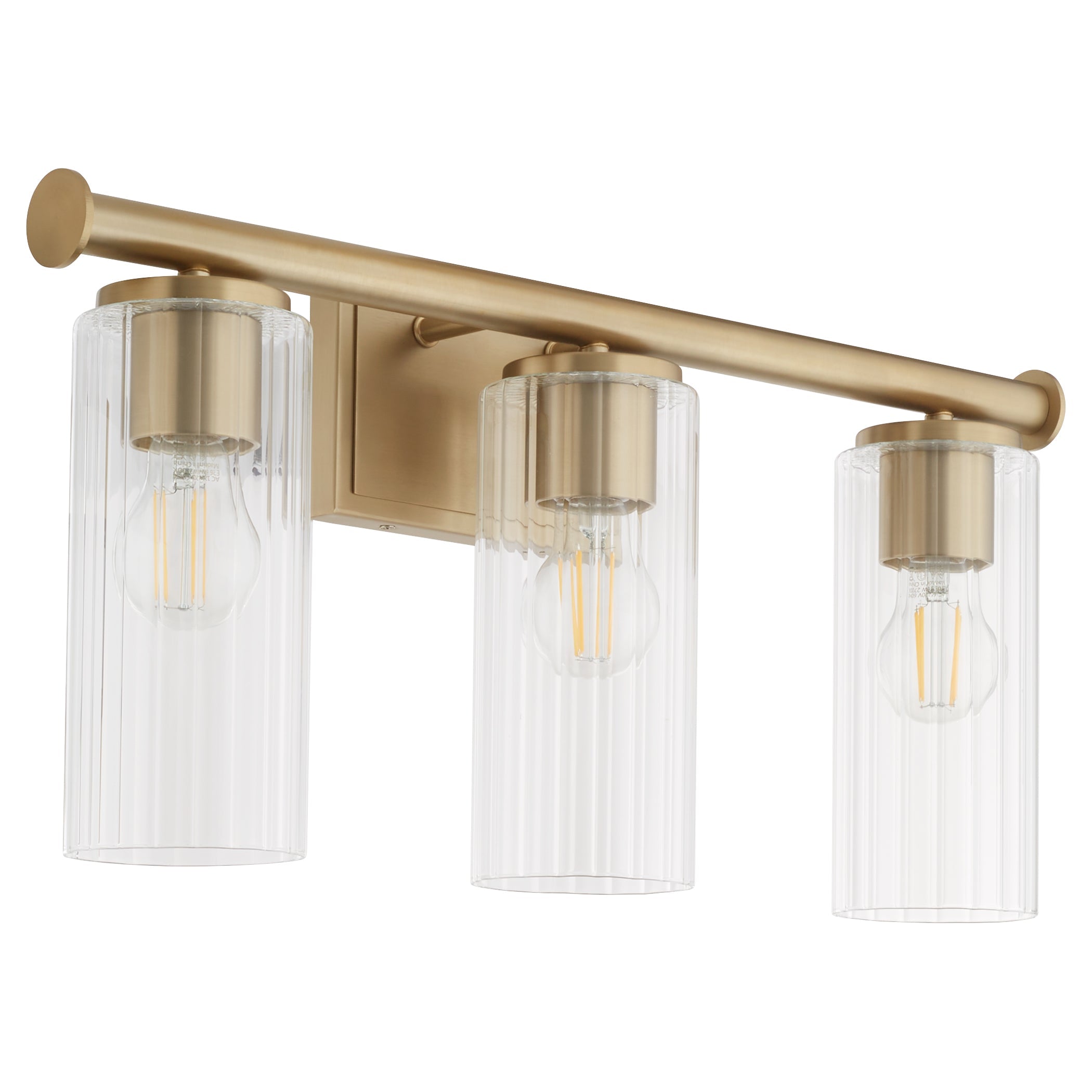 Quorum Juniper 541-3-80 Vanity - Aged Brass
