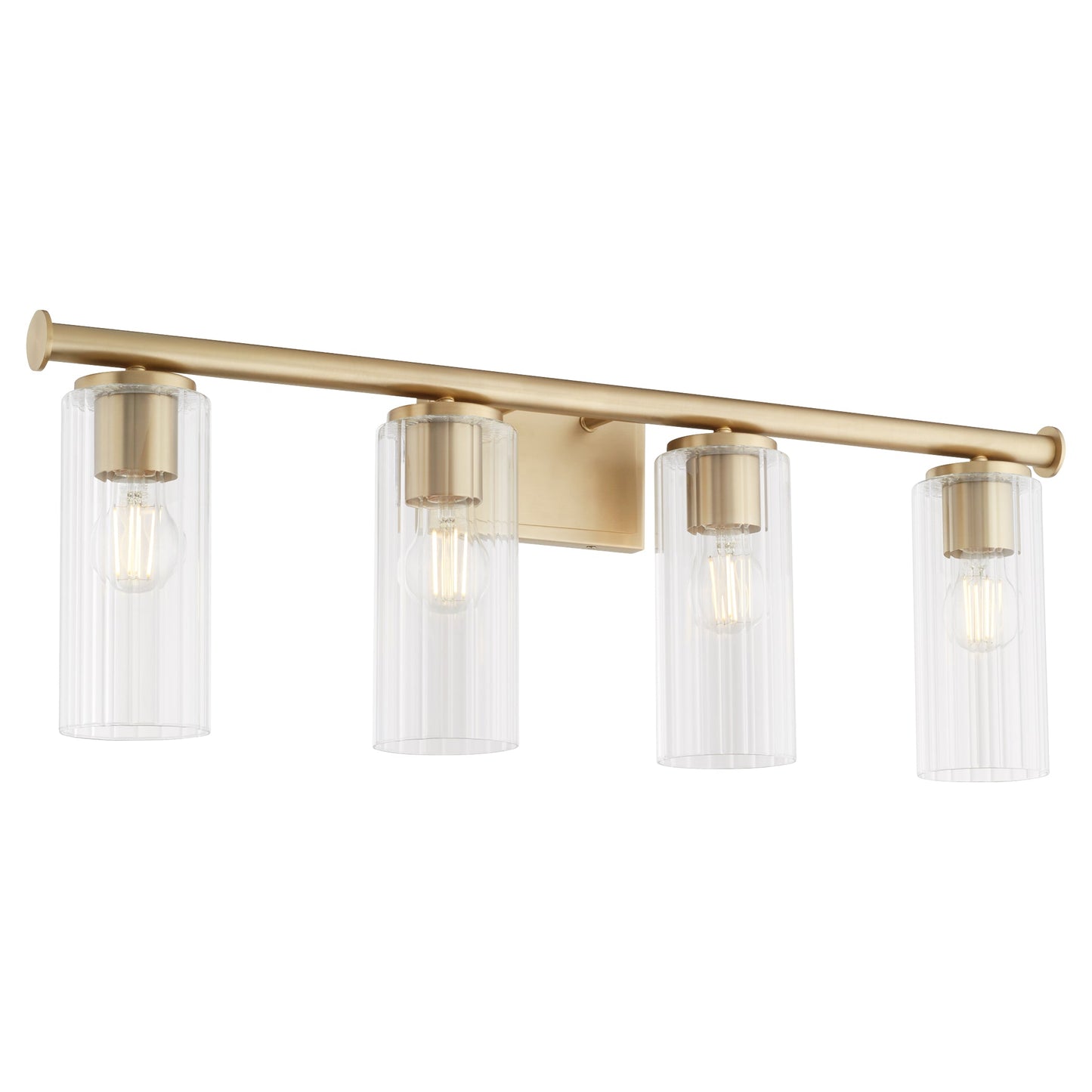Quorum Juniper 541-4-80 Vanity - Aged Brass