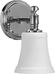 Quorum 5422-1-14 Wall Mount, UL Damp Rated, Chrome