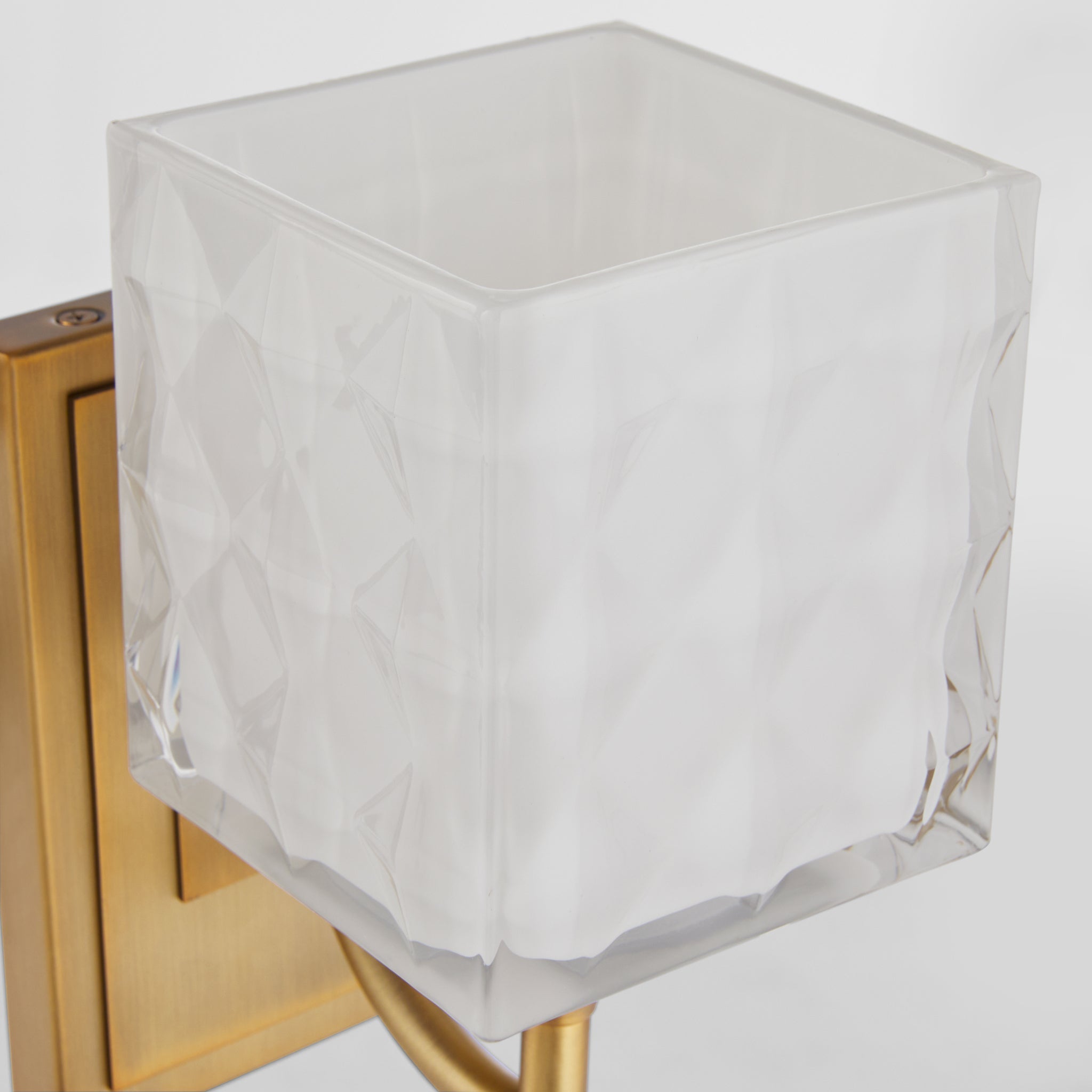 Quorum 5502-1-47 Wall Mount, UL Damp Rated, Brushed Brass