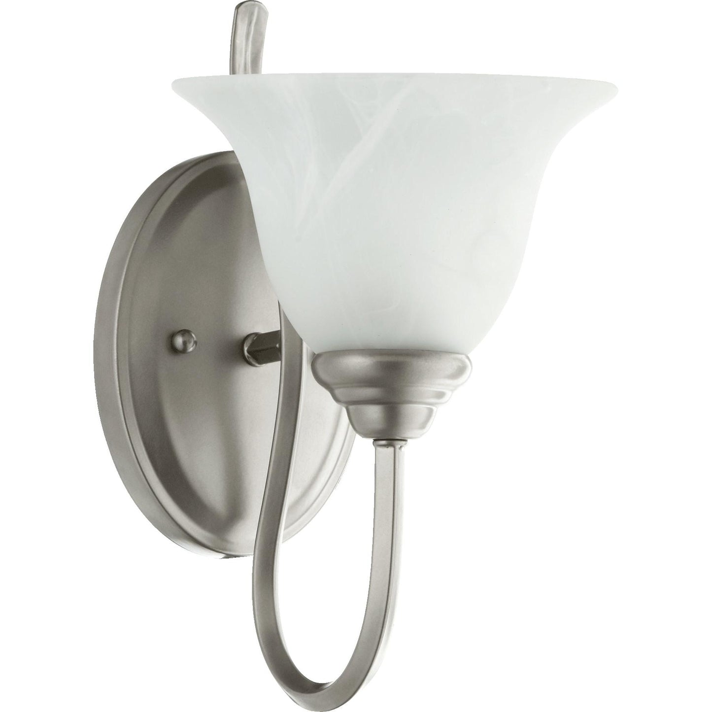 Quorum Spencer 5510-1-64 Wall Mount - Classic Nickel