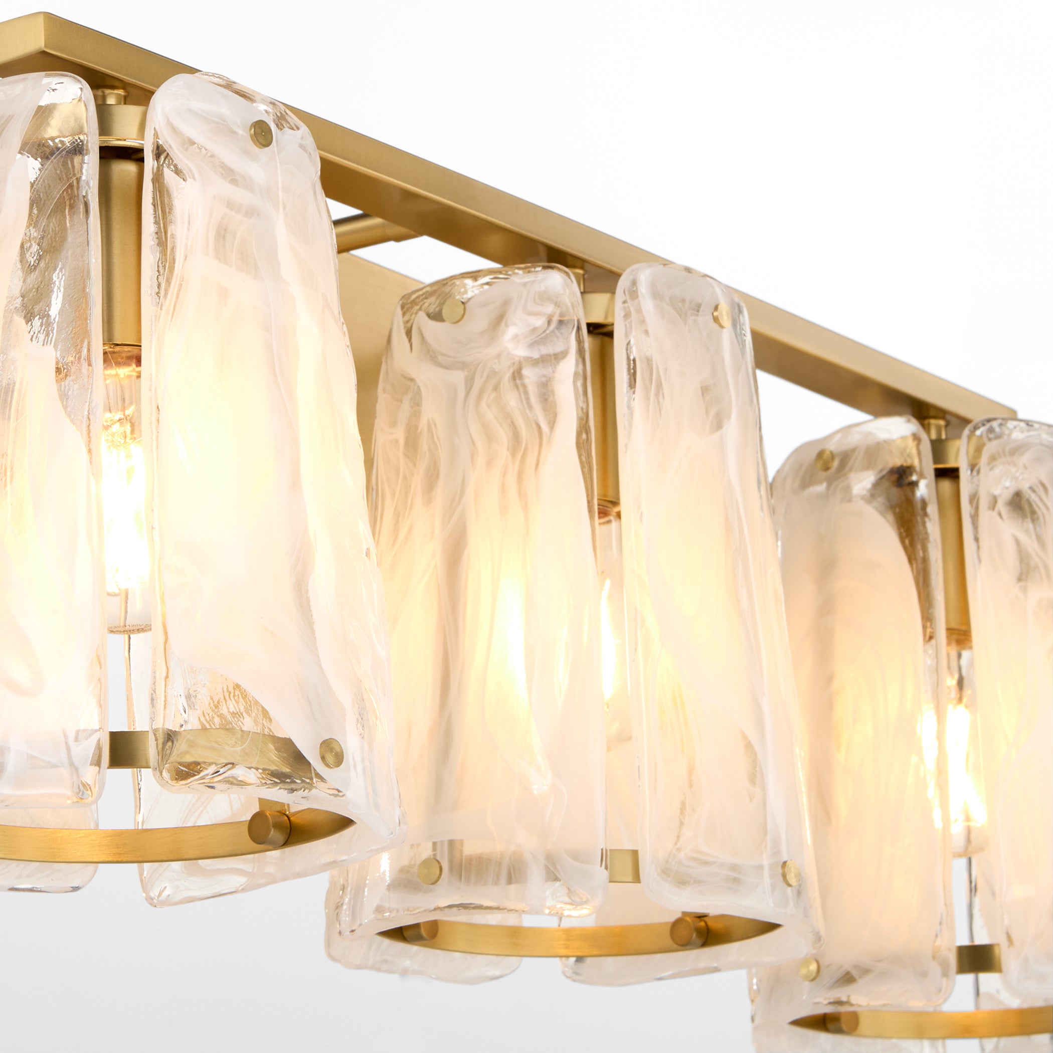 Quorum Prestige 5575-3-80 Vanity - Aged Brass