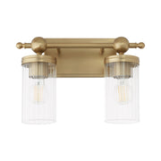 Quorum Lee Boulevard 560-2-80 Vanity - Aged Brass