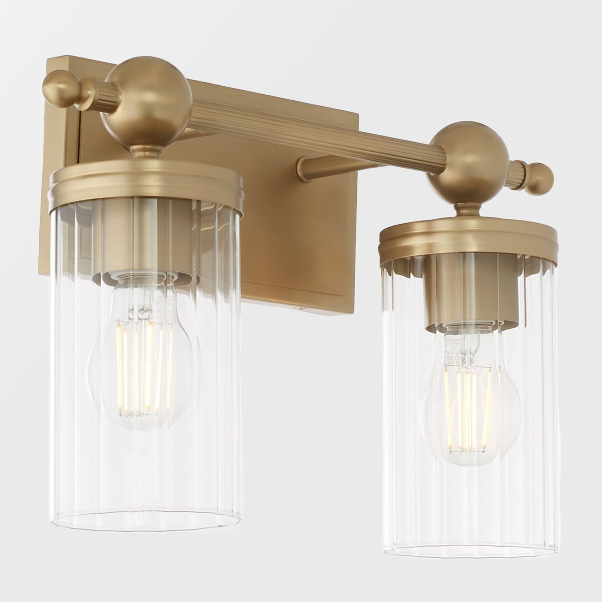 Quorum Lee Boulevard 560-2-80 Vanity - Aged Brass
