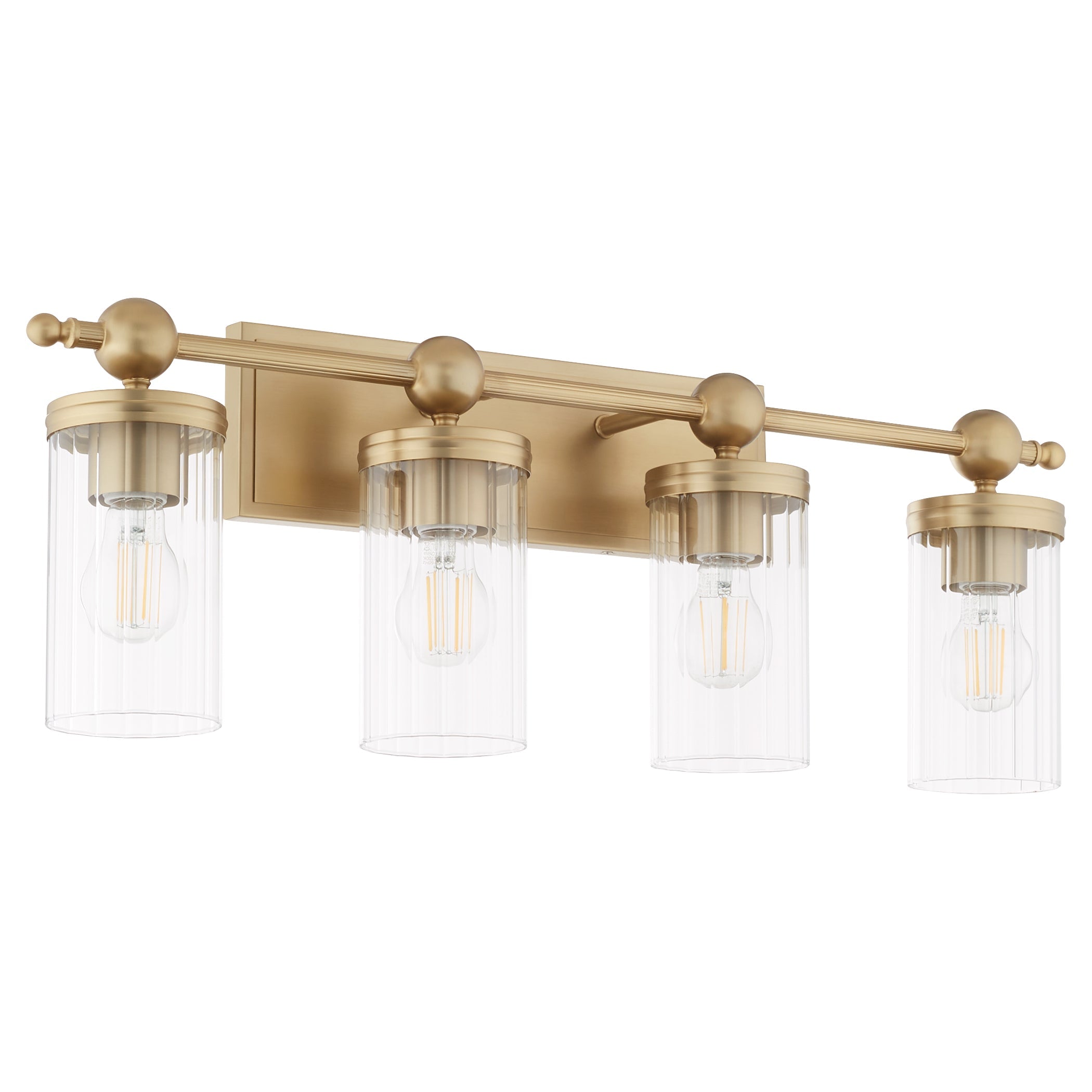 Quorum Lee Boulevard 560-4-80 Vanity - Aged Brass