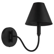 Quorum 5914-1-59 Wall Mount, UL Damp Rated, Matte Black