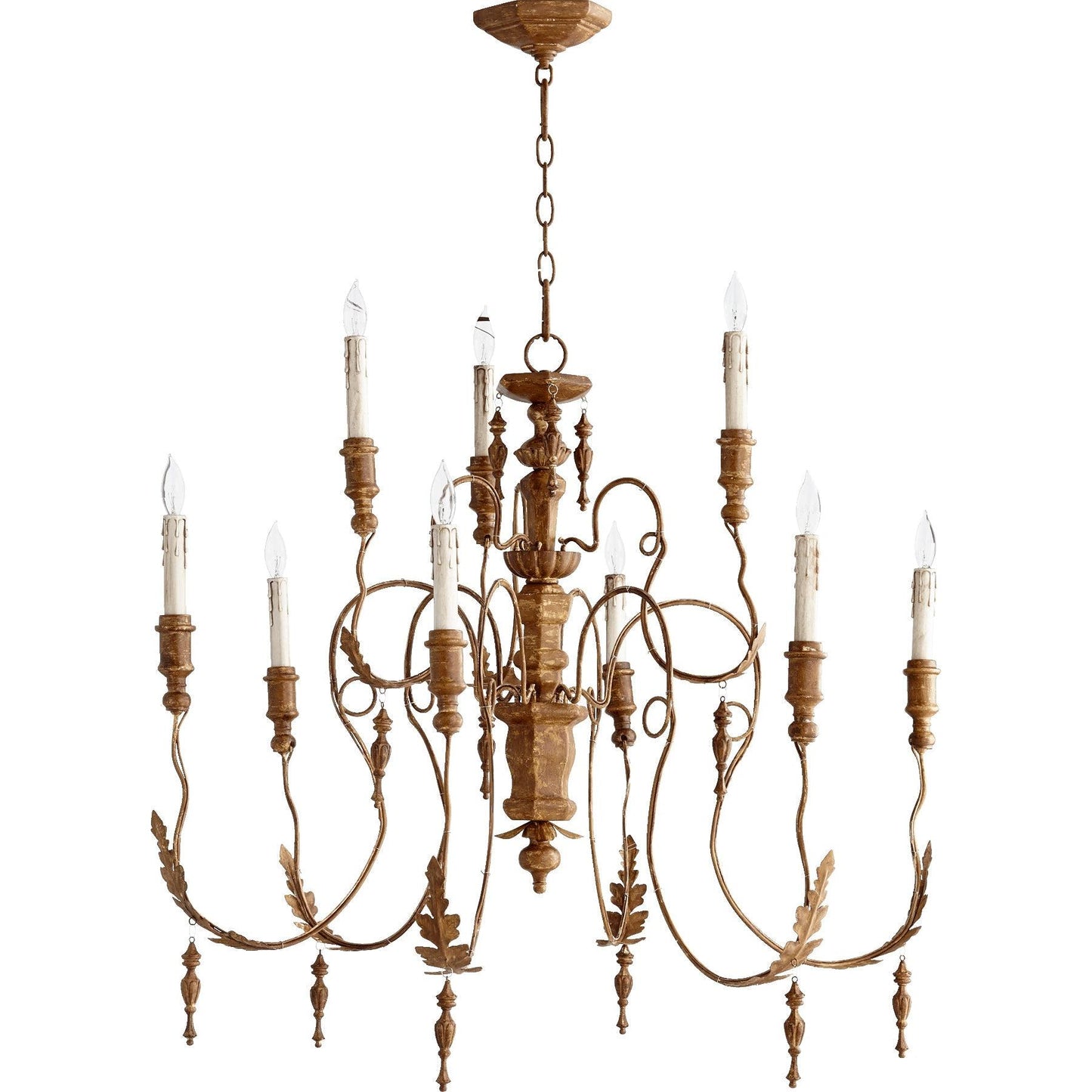 Quorum Salento 6006-9-94 Chandelier - French Umber