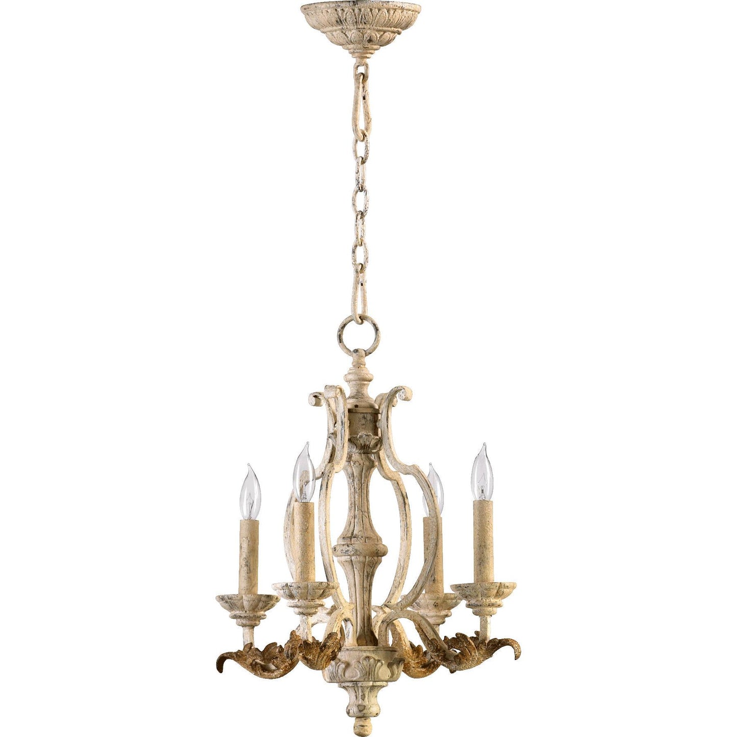 Quorum Florence 6037-4-70 Chandelier - Persian White