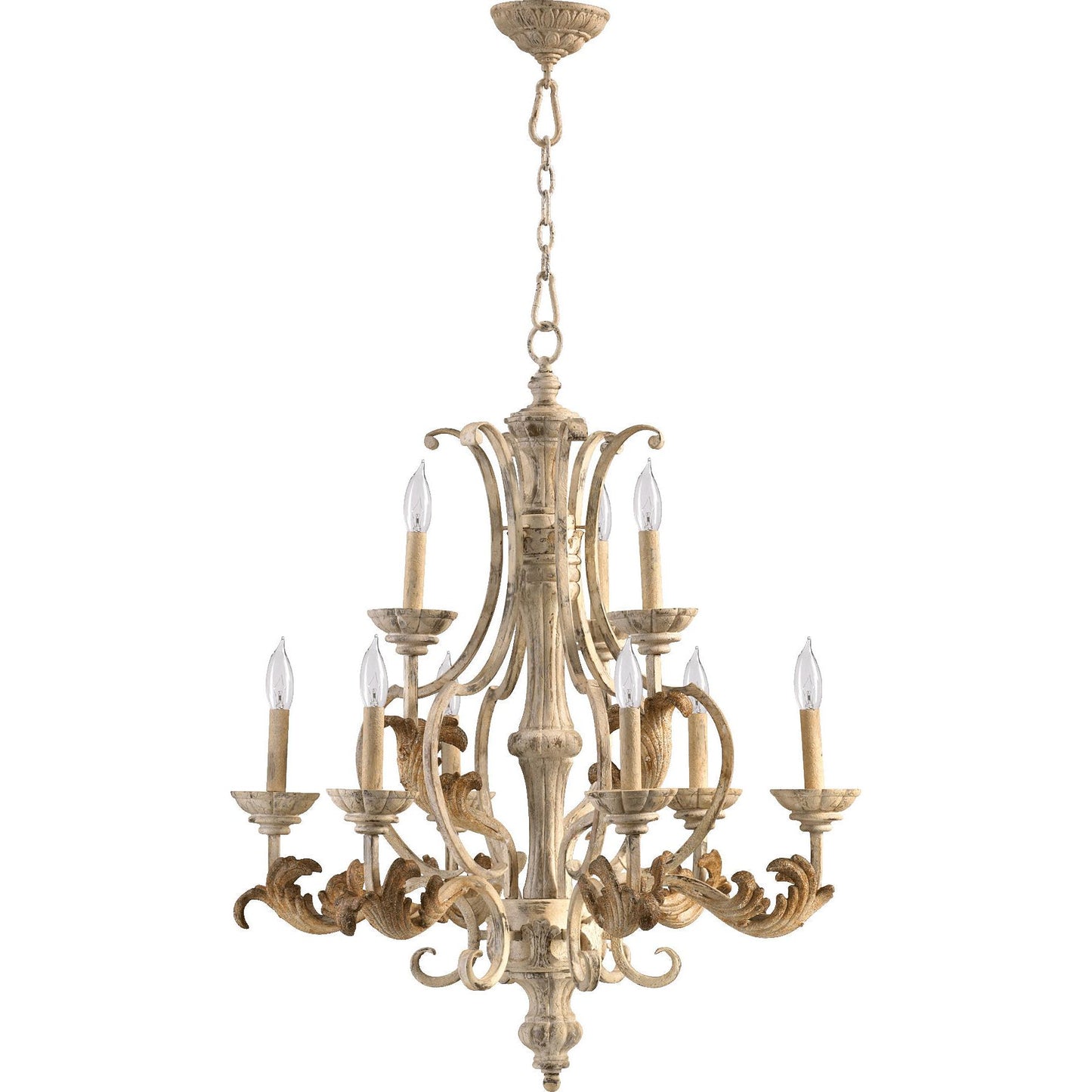 Quorum Florence 6037-9-70 Chandelier - Persian White