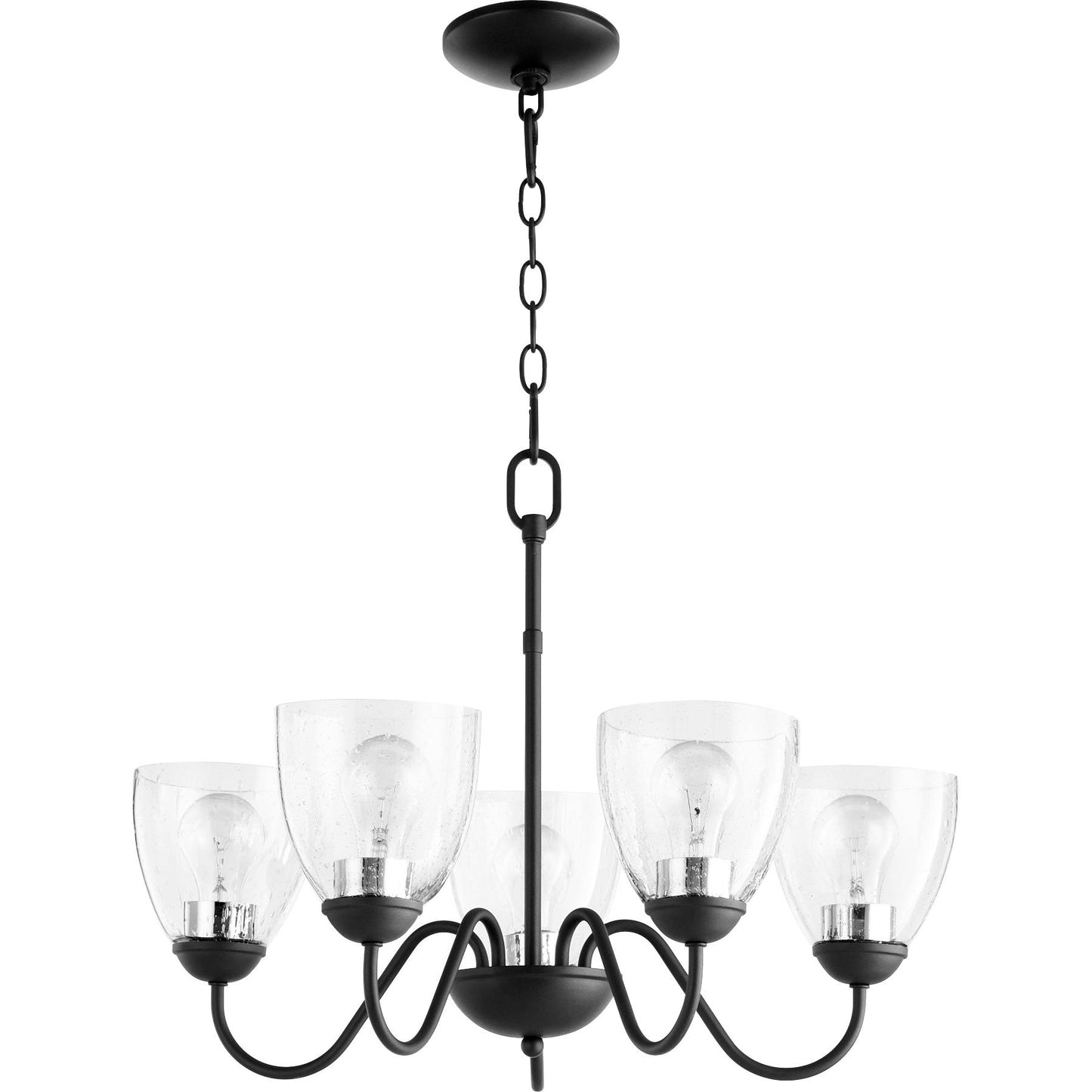 Quorum 6041-5-69 Chandelier - Textured Black