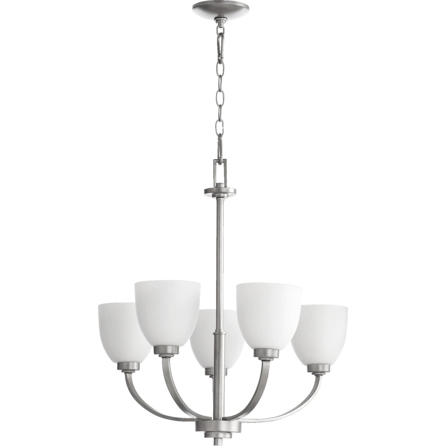 Quorum Reyes 6060-5-64 Chandelier - Classic Nickel