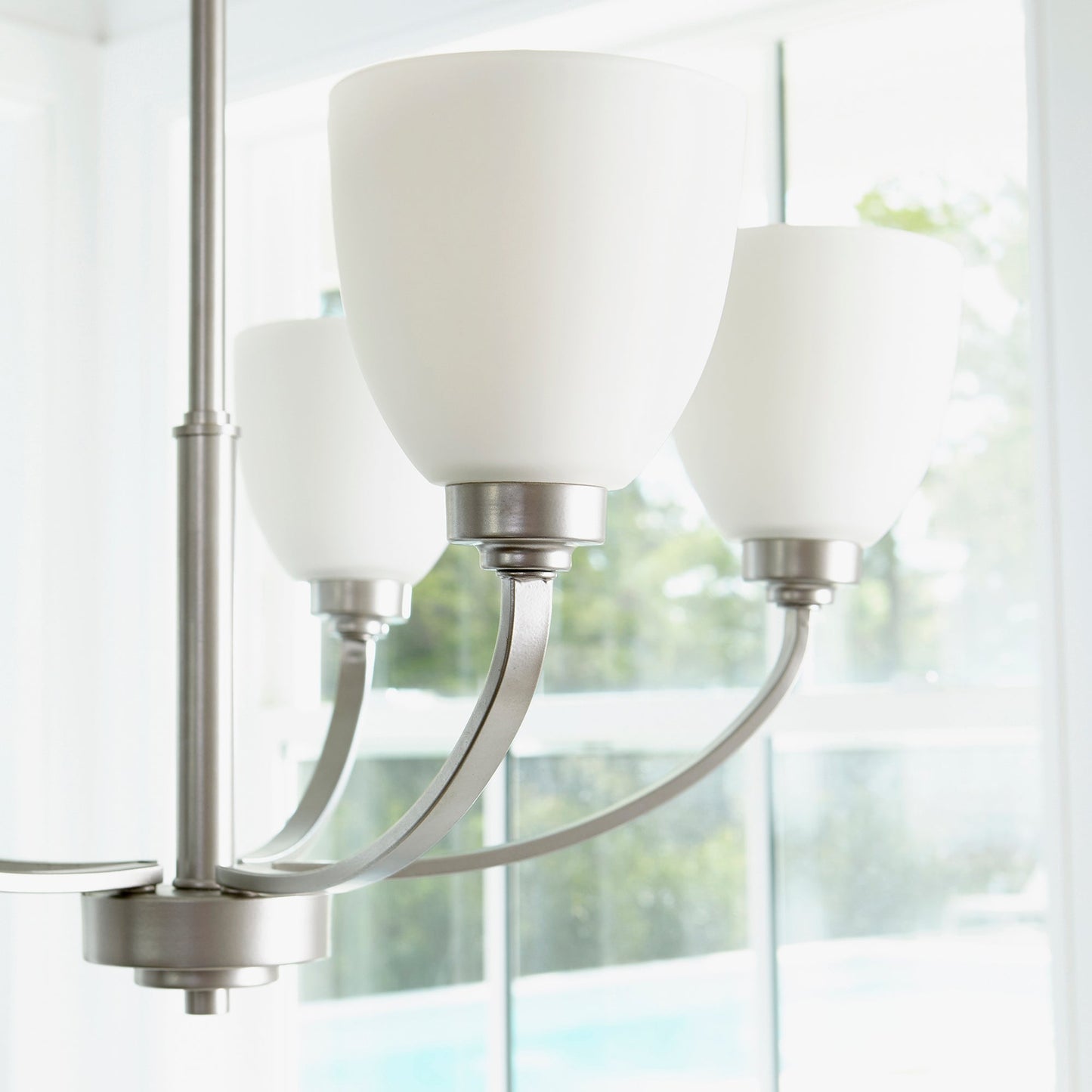 Quorum Reyes 6060-5-64 Chandelier - Classic Nickel