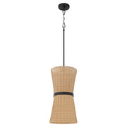 Quorum Fairview 6123-2-59 Pendant, UL Damp Rated, Matte Black