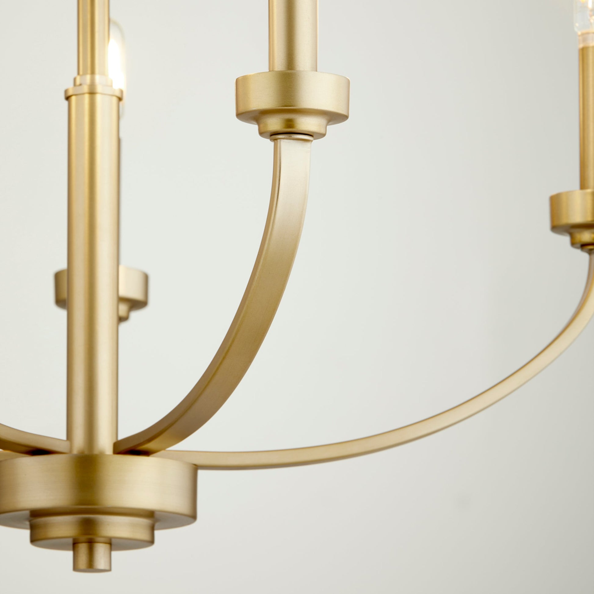 Quorum Reyes 6160-5-80 Chandelier - Aged Brass