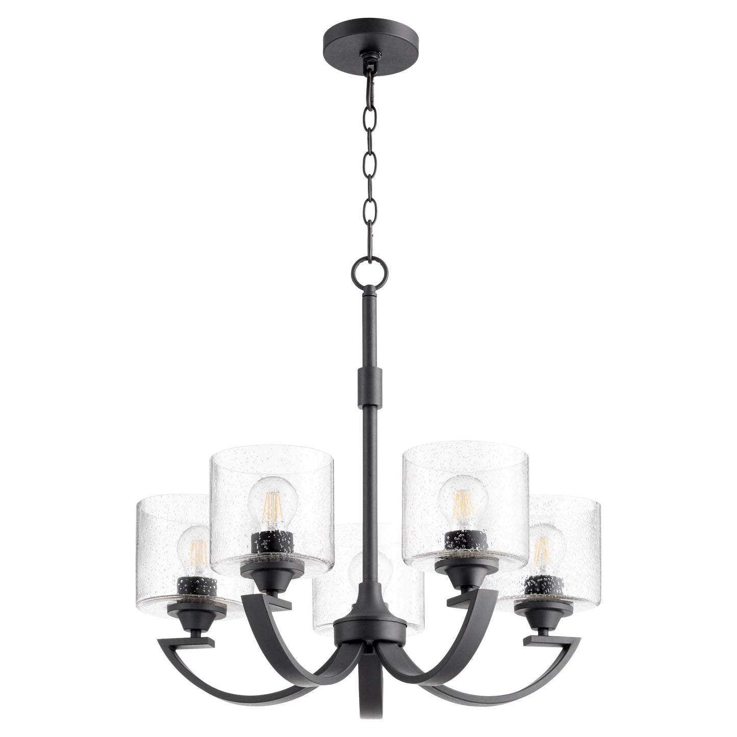 Quorum Dakota 6202-5-69 Chandelier - Textured Black