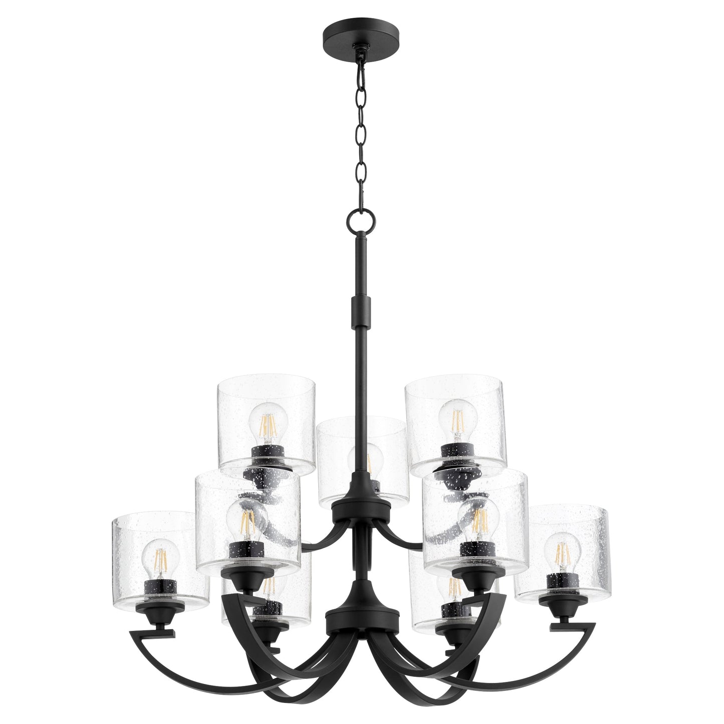 Quorum Dakota 6202-9-69 Chandelier - Textured Black