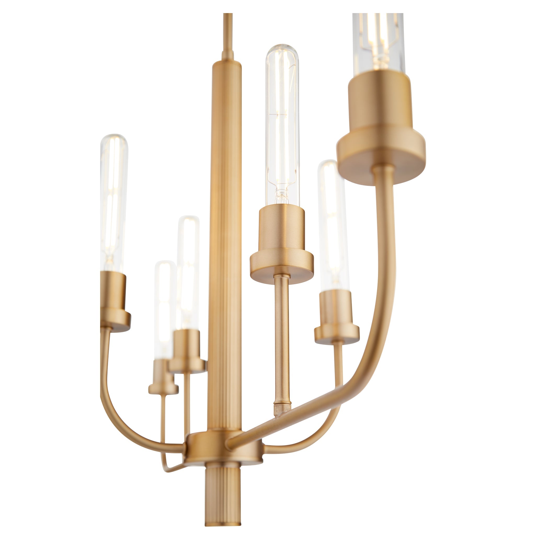 Quorum Sheridan 622-6-80 Chandelier - Aged Brass