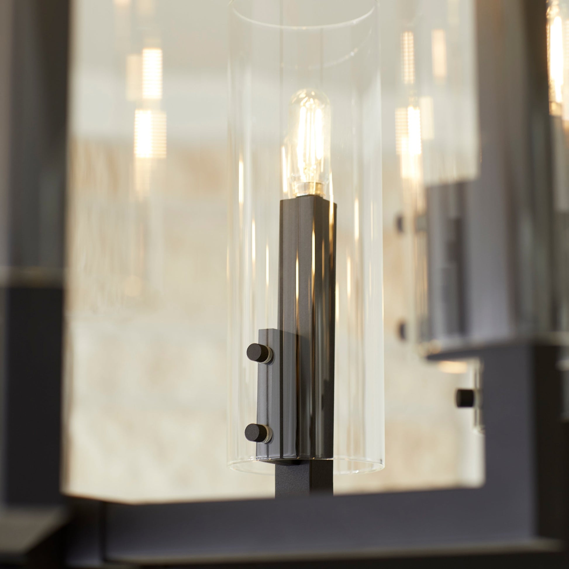 Quorum Harbin 6277-8-69 Chandelier - Textured Black