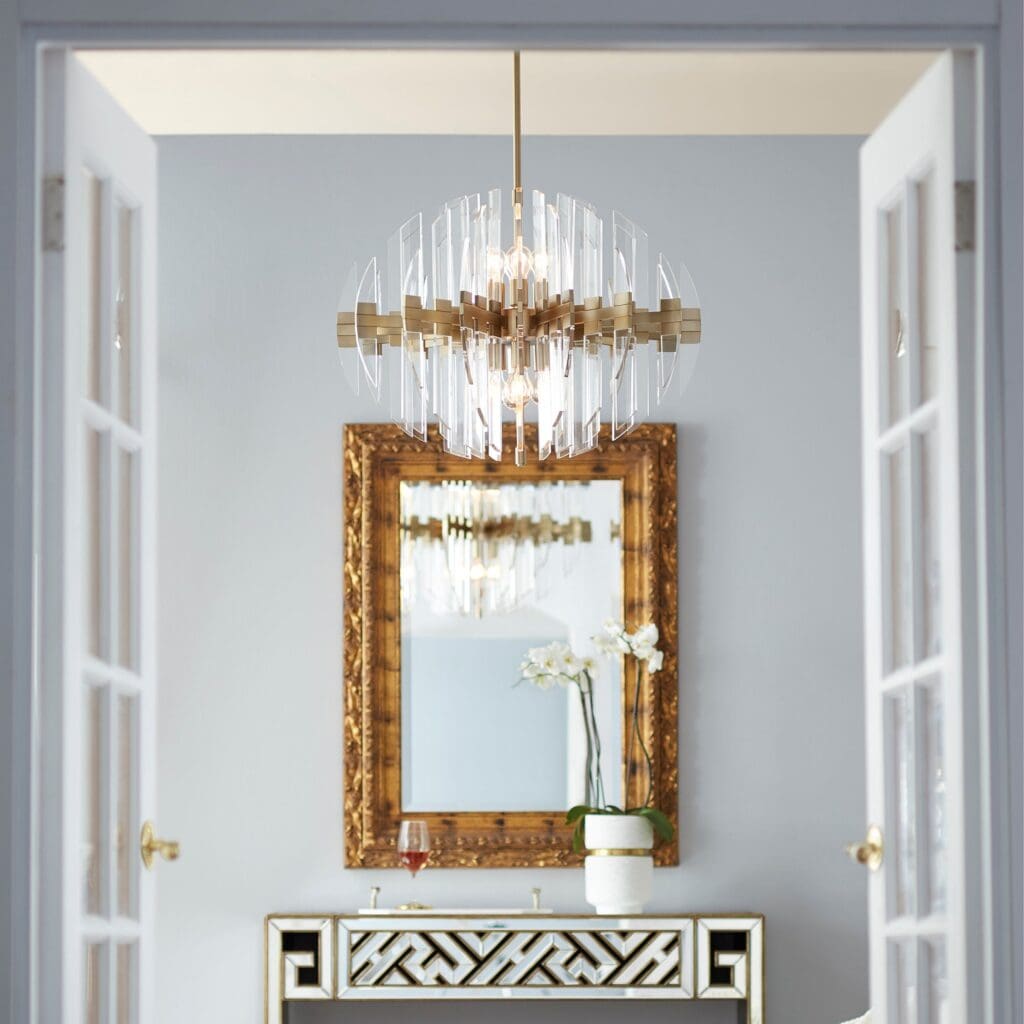 Cyan Design 6310-30-80 ZION 30" OVAL 8-Light - Aged Brass