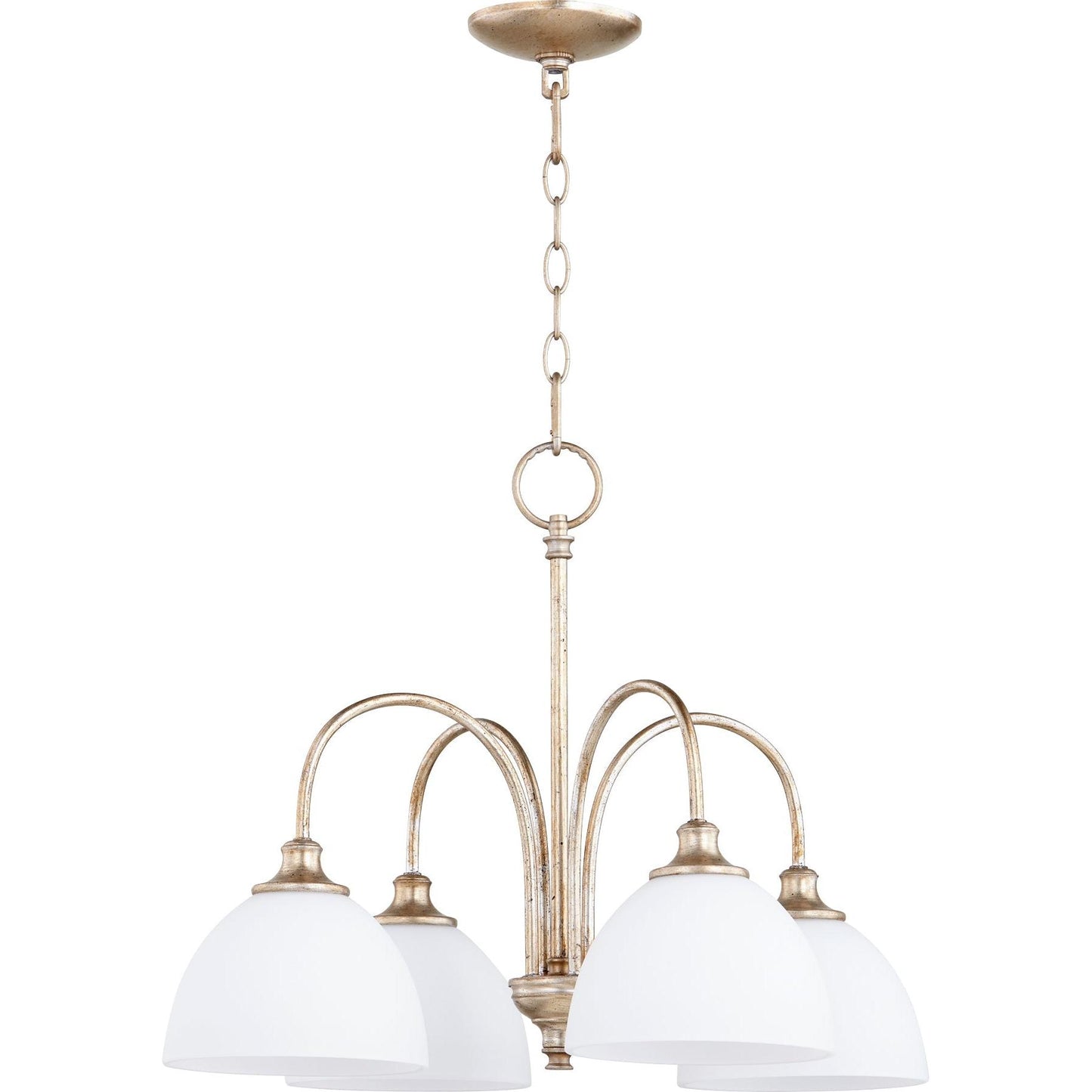Quorum Celeste 6409-4-60 Nook - Aged Silver Leaf