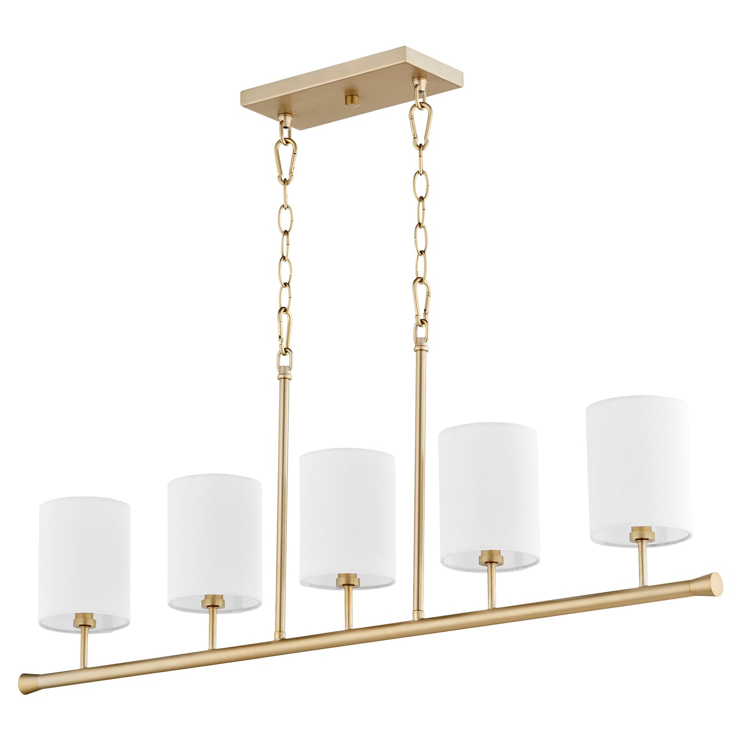 Quorum Harmony 647-5-80 Chandelier - Aged Brass
