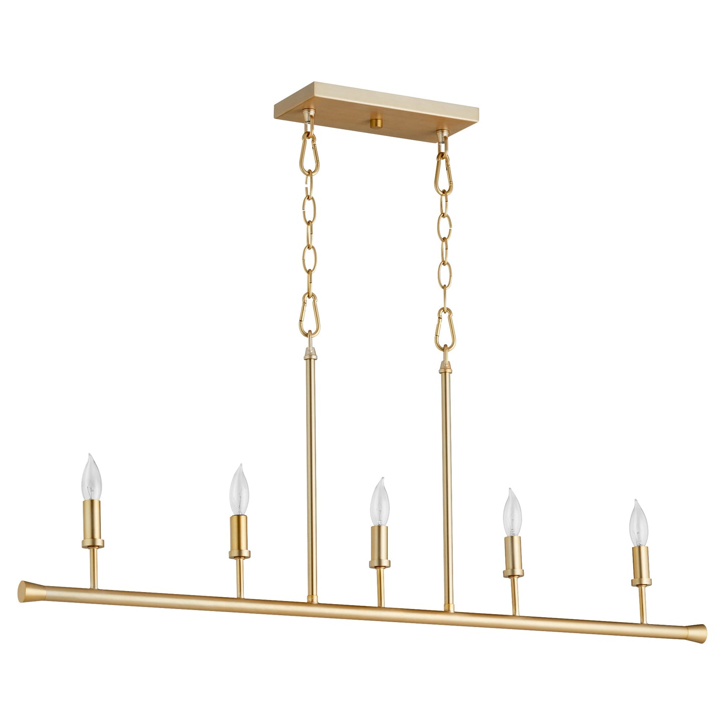 Quorum Harmony 647-5-80 Chandelier - Aged Brass
