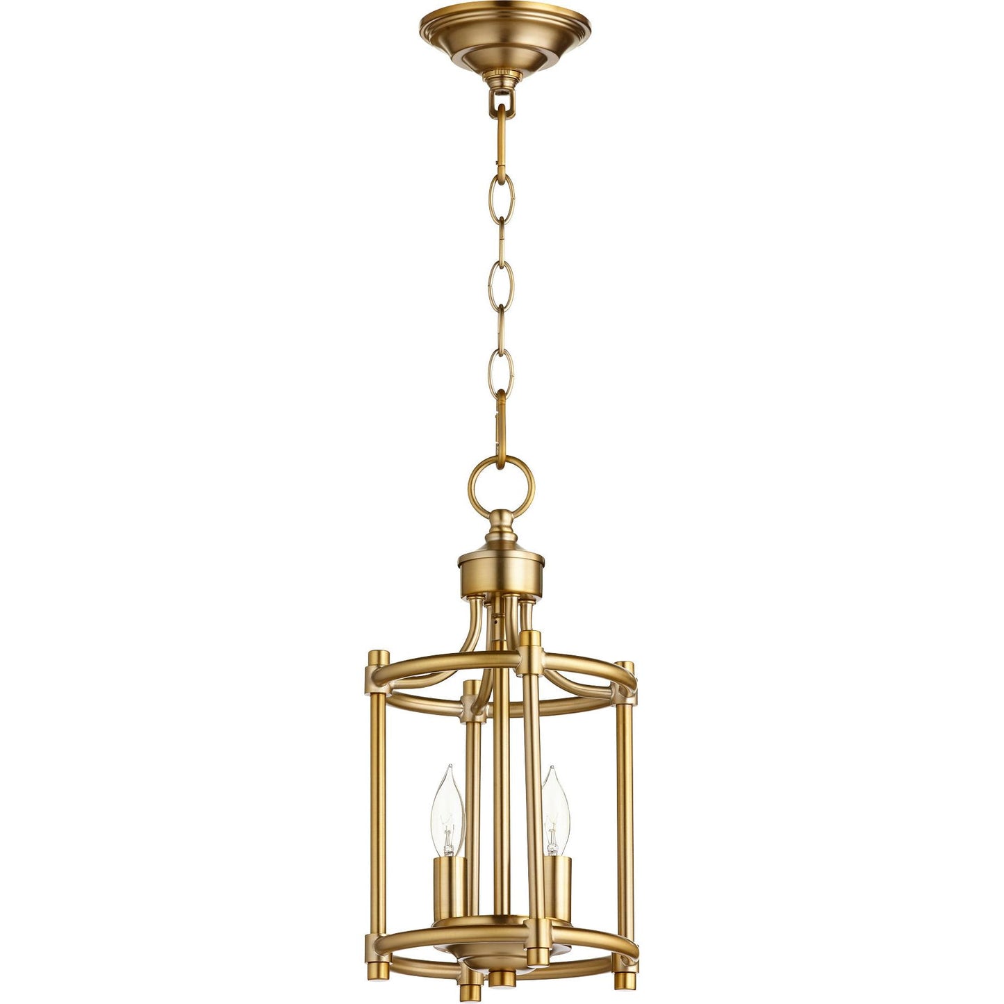 Quorum Rossington 6822-2-80 Entry - Aged Brass