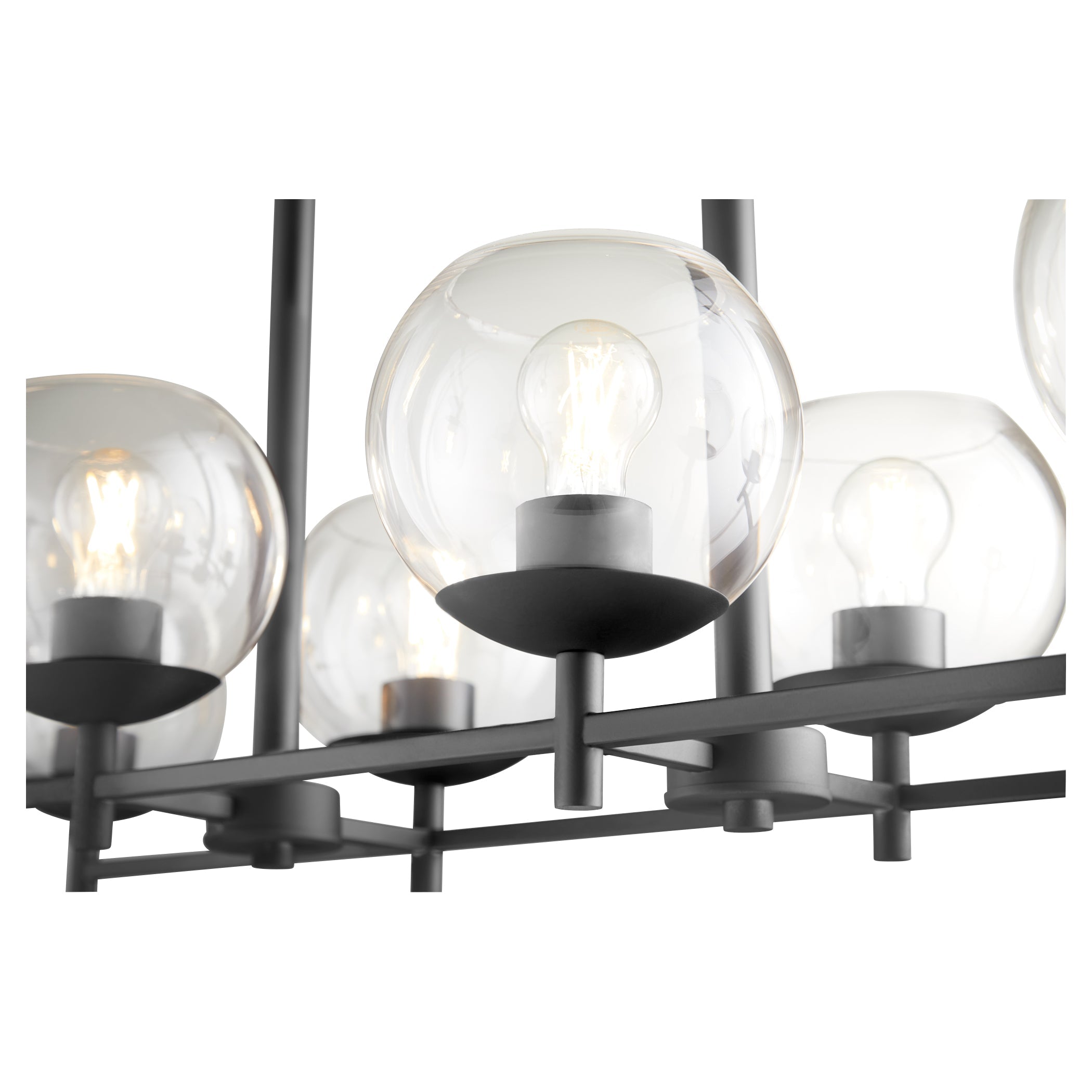 Quorum Lyon 688-8-59 Chandelier - Matte Black