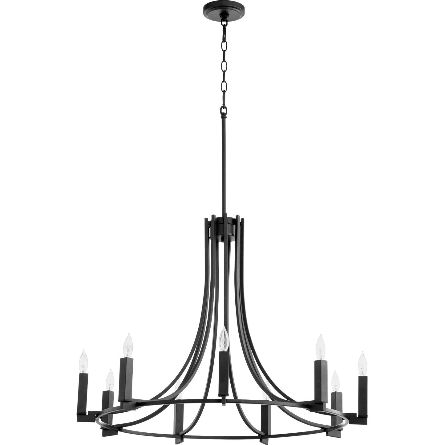 Quorum Olympus 696-9-69 Chandelier - Textured Black