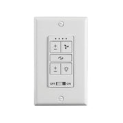 Quorum 7-1306-6 Ceiling Fan Remote Wall Control Accessory for DC Motor - White