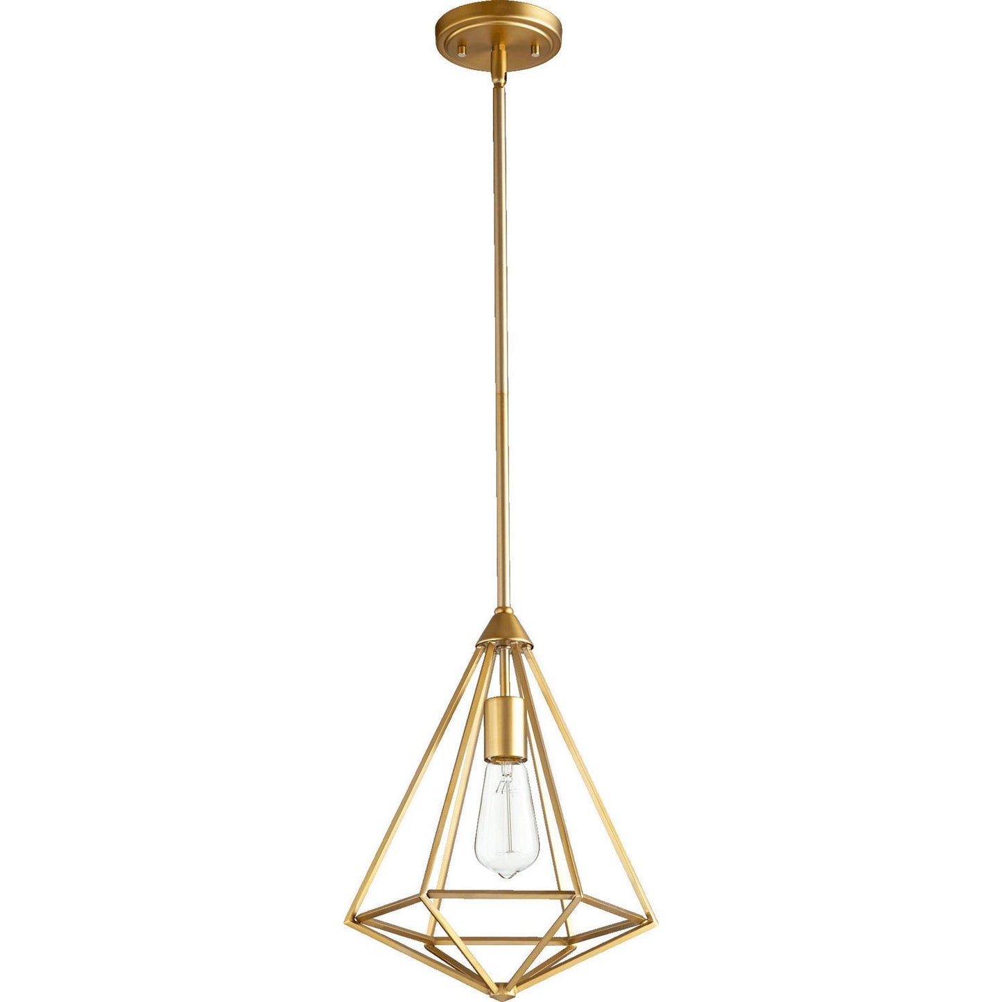 Quorum Bennett 3311-80 Pendant - Aged Brass