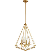 Quorum Bennett 8311-4-80 Pendant - Aged Brass