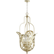 Quorum Le Monde 8192-6-60 Pendant - Aged Silver Leaf