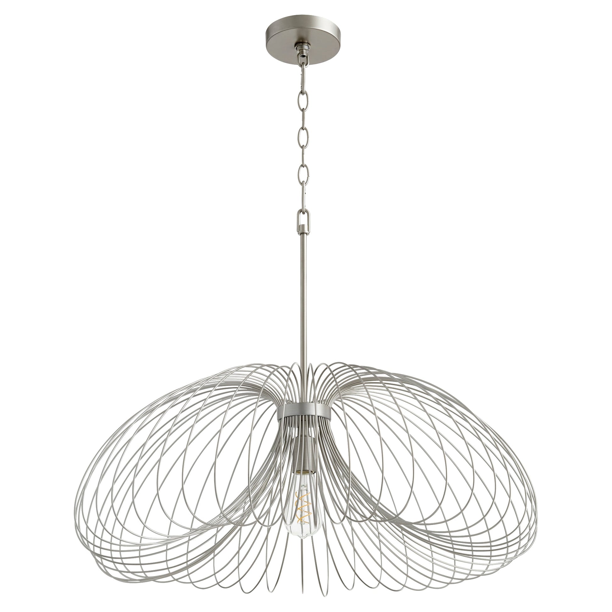 Quorum 806-30-63 Pendant - Brushed Silver