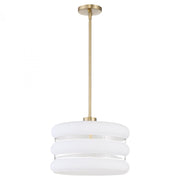 Quorum International CASSINI 806-80 Pendant Contemporary - Aged Brass