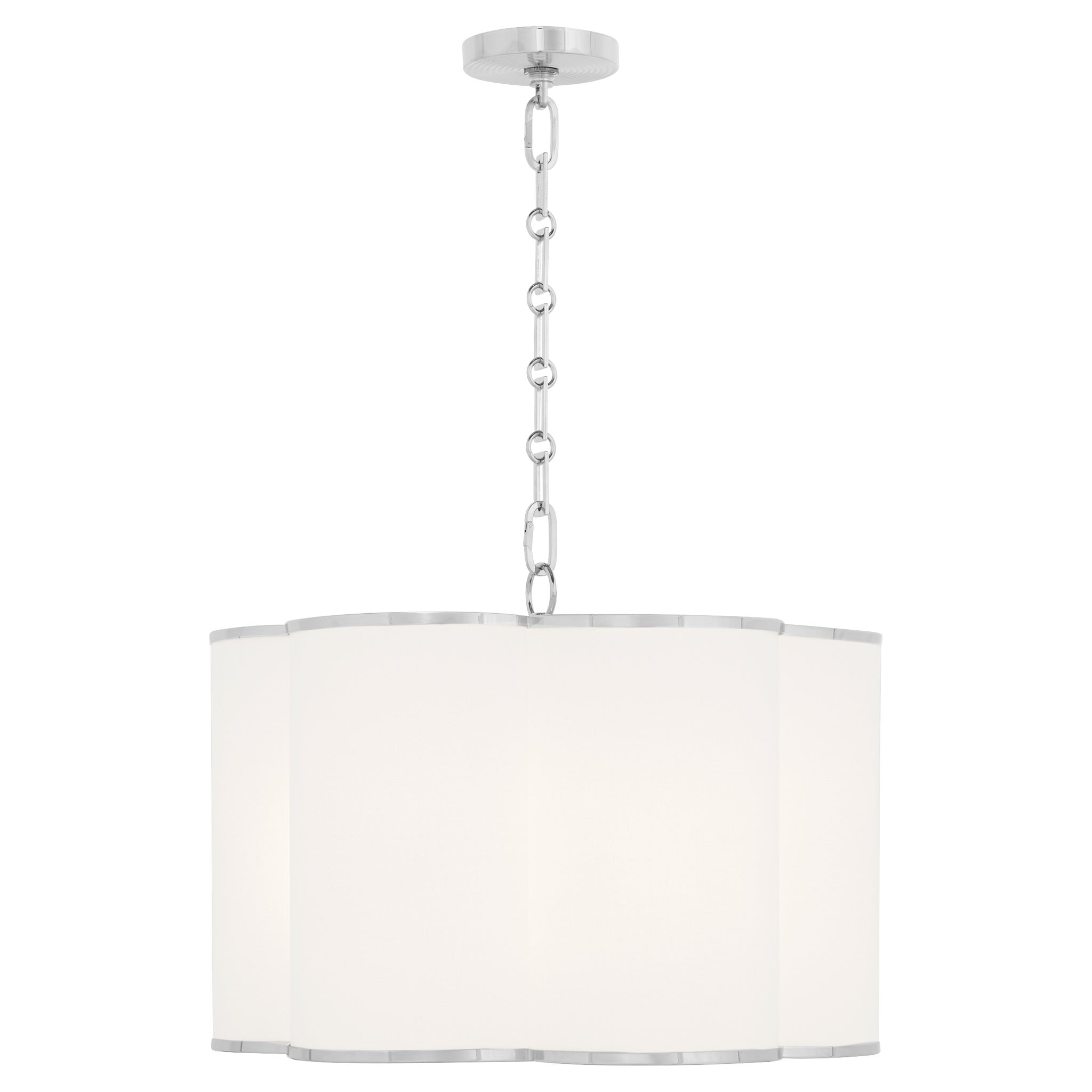 Quorum 8228-4-14 Pendant, UL Damp Rated, Chrome