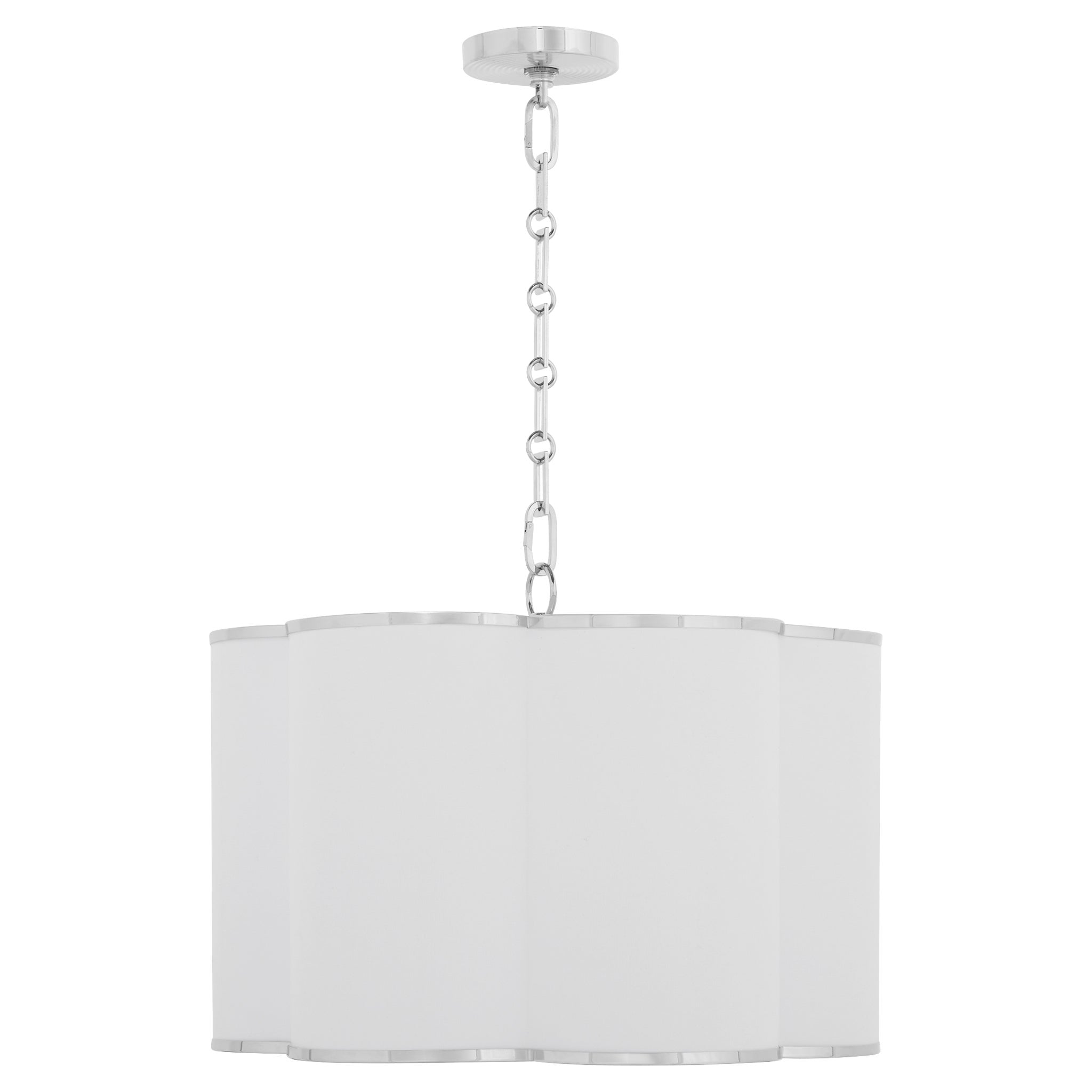 Quorum 8228-4-14 Pendant, UL Damp Rated, Chrome