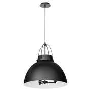 Quorum Pruitt 823-3-59 Pendant, UL Damp Rated, Matte Black