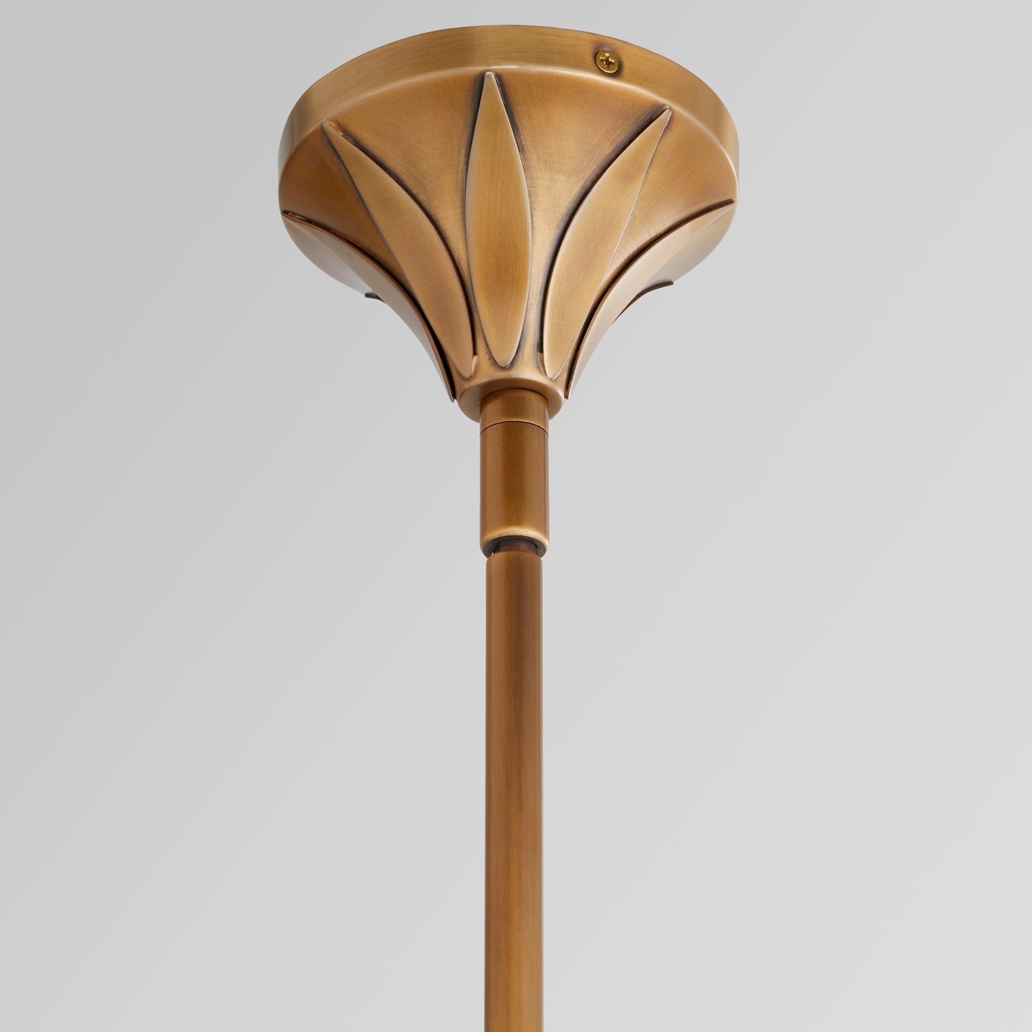 Quorum Aldridge 825-3-5659 Pendant, UL Damp Rated, Brushed Brass|Matte Black