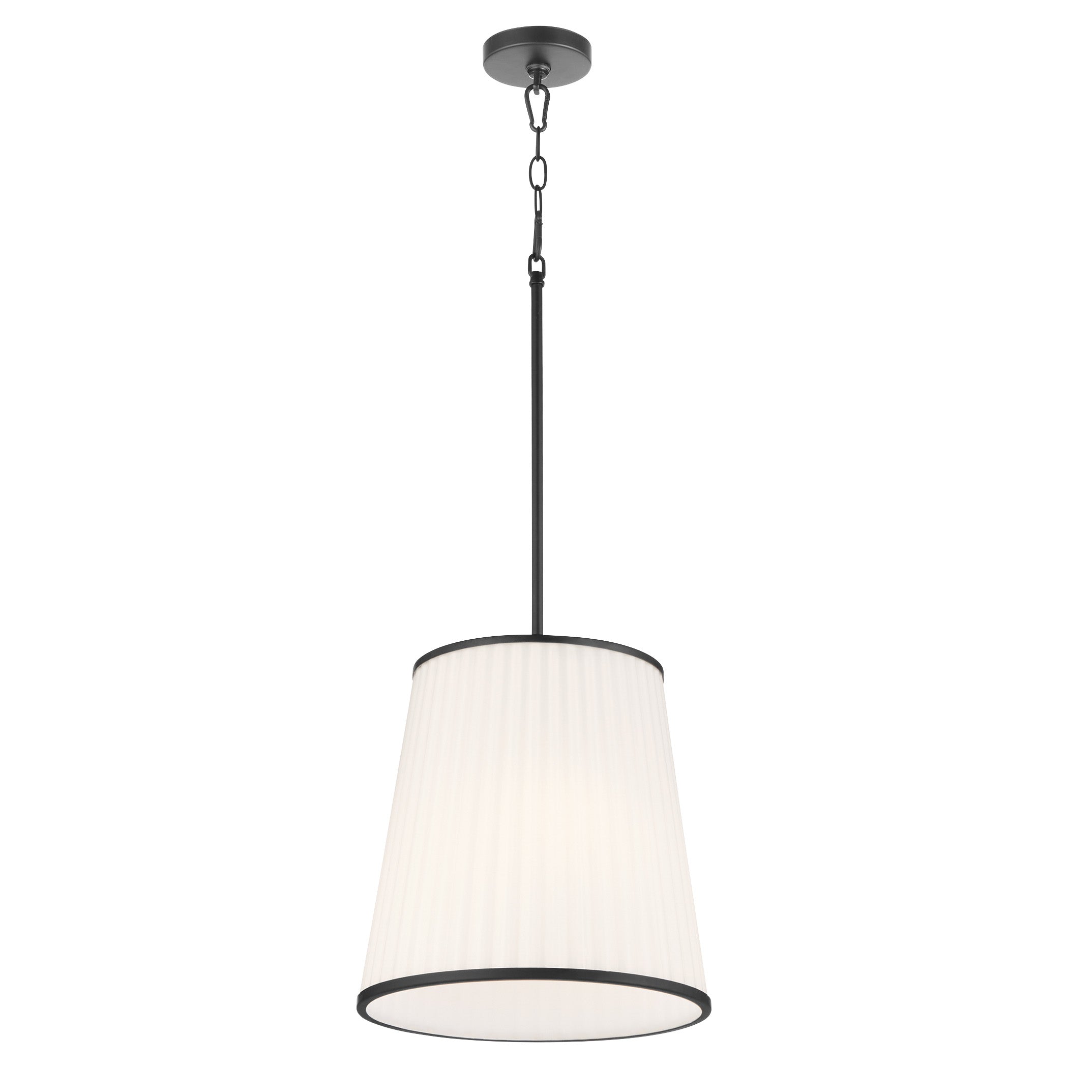 Quorum Marlon 8309-3-59 Pendant, UL Damp Rated, Matte Black